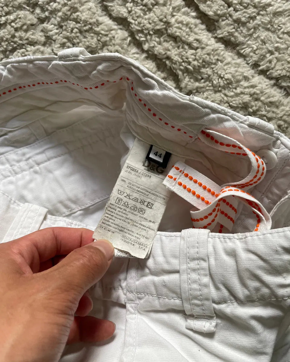 FW2006 Dolce & Gabbana Multi Pockets Cargo Olive Shorts (M) VrOiKJw 8