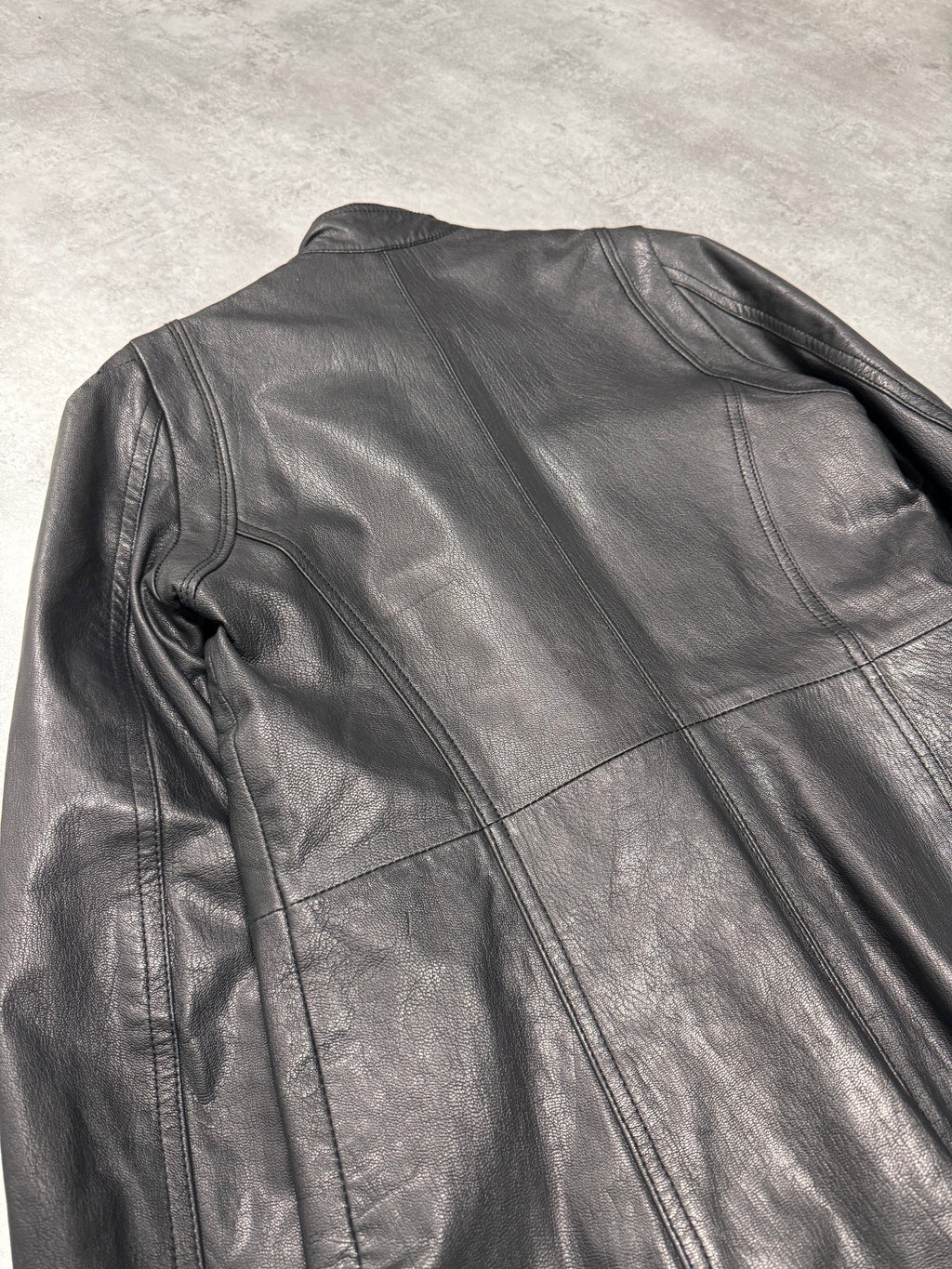 2000s Plein Sud Discreet Leather Trench Coat