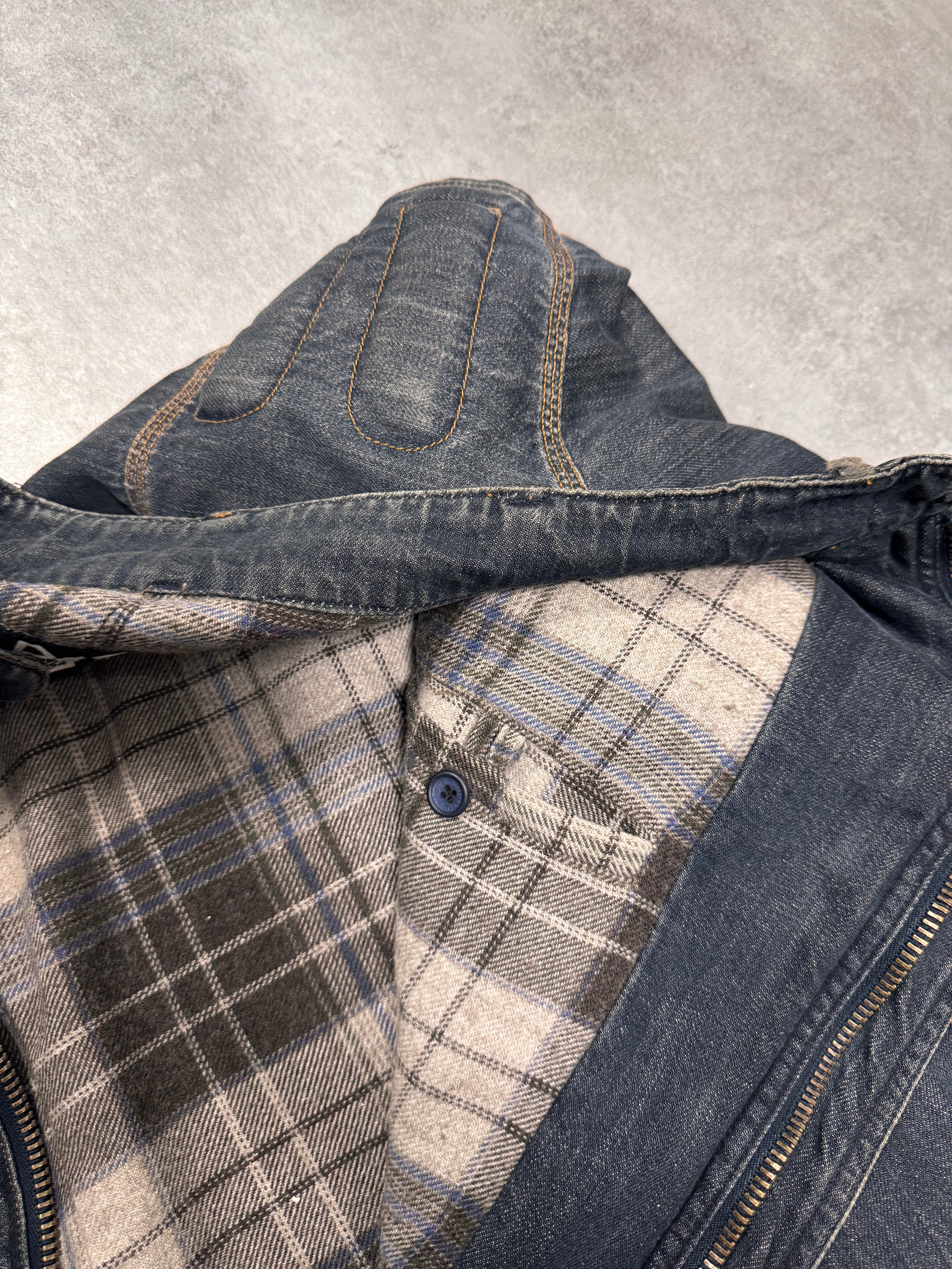 AW2004 Dolce & Gabbana Astro Biker Cafe Denim Jacket