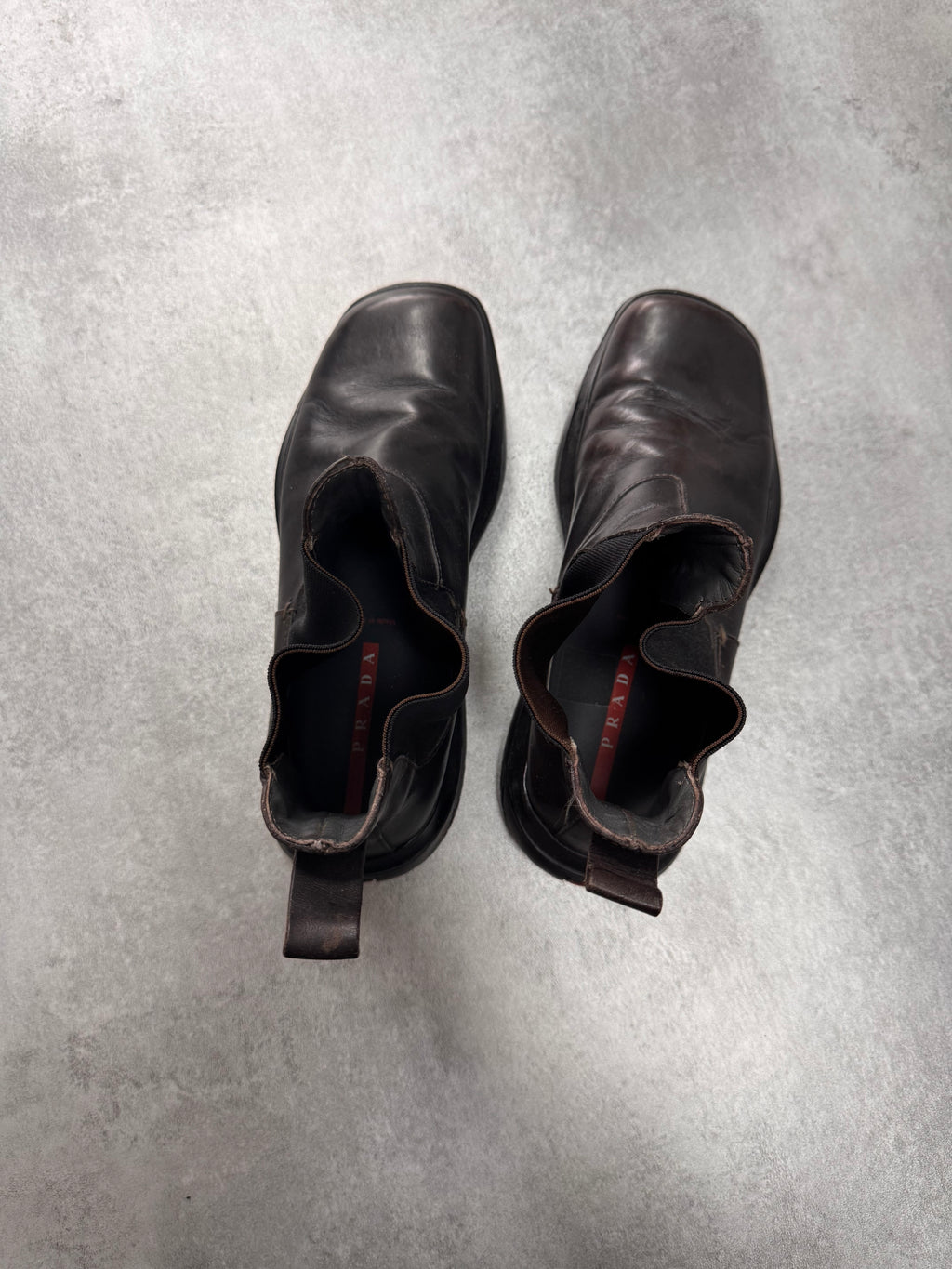 FW1999 Prada Brown Leather Boots