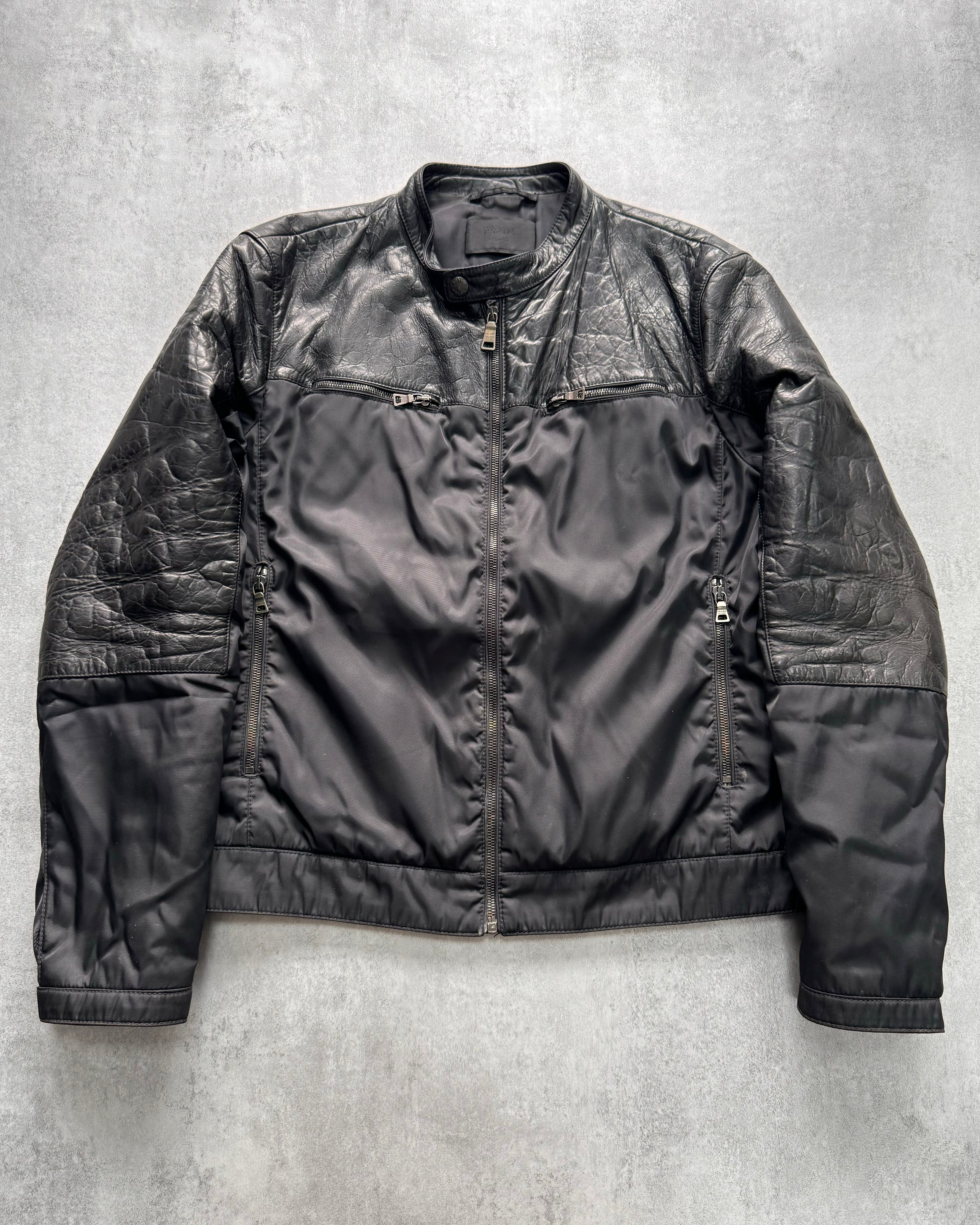 AW2011 Prada Hybrid Leather Jacket
