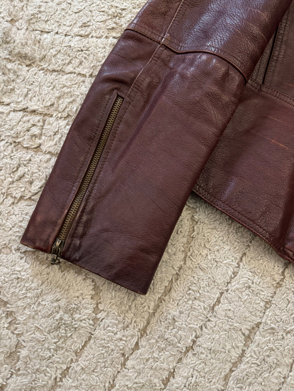 Cavalli Fight Club Leather Jacket (M)