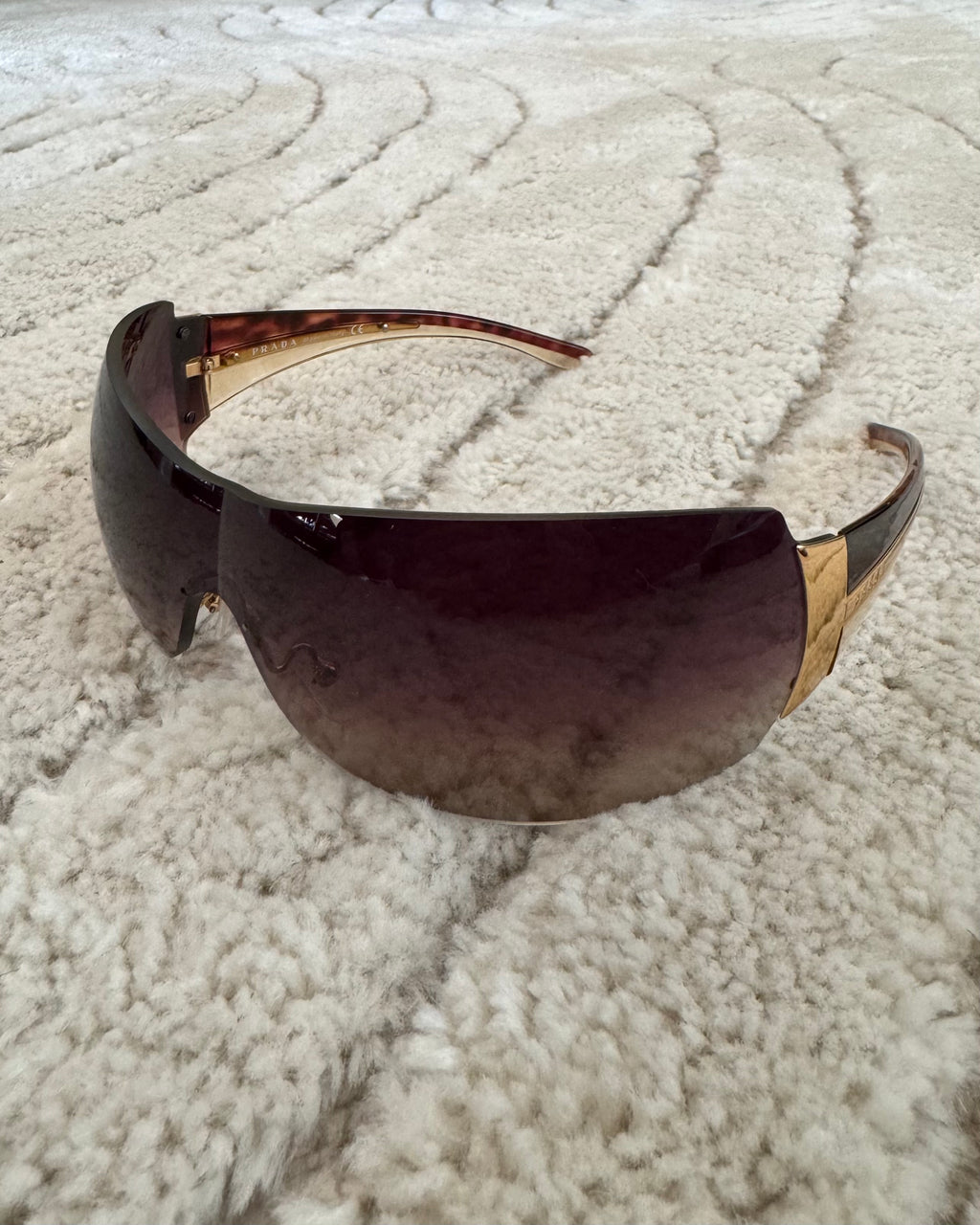 1990年代 プラダ グーグル ゴールデン サングラス