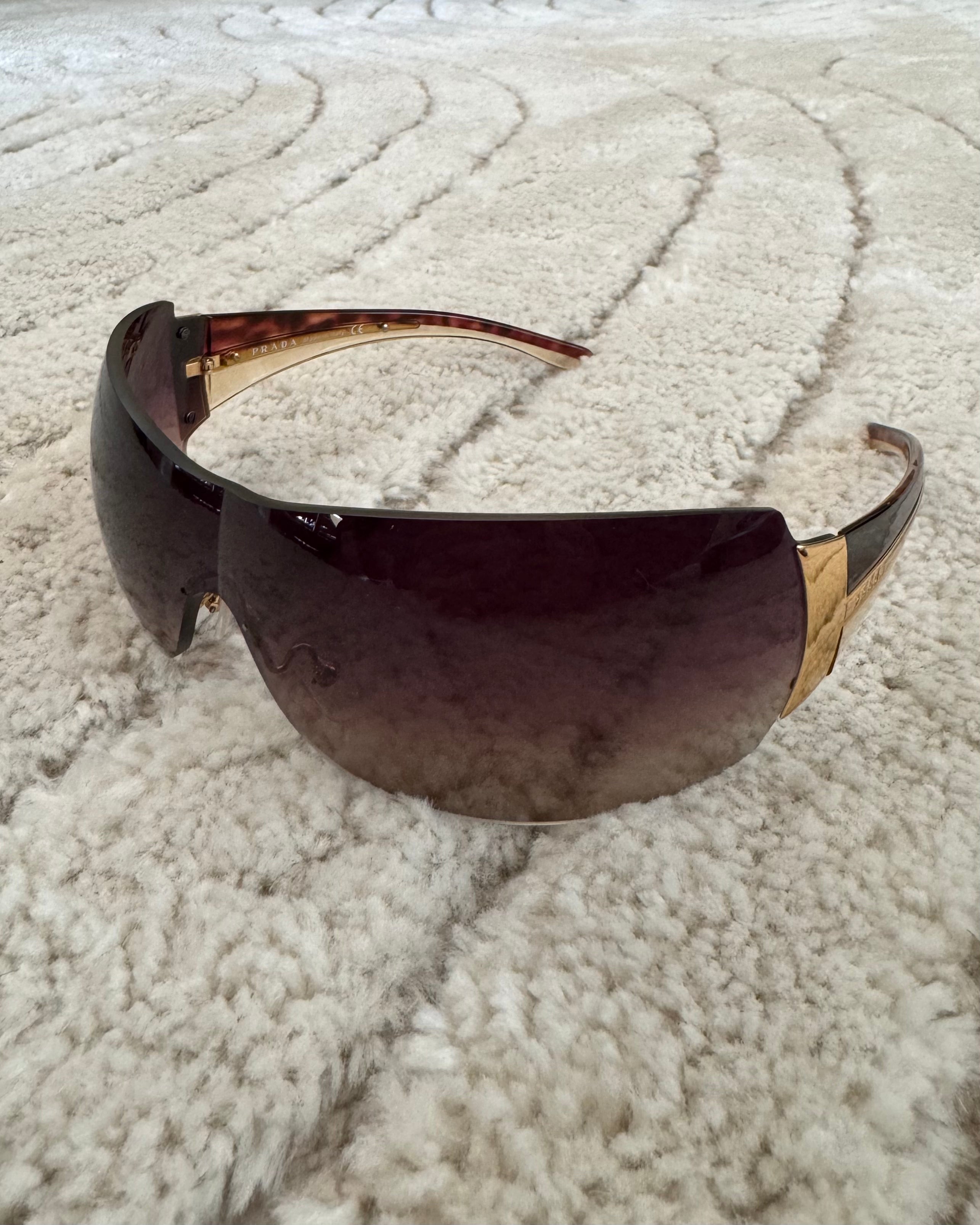 1990年代 プラダ グーグル ゴールデン サングラス