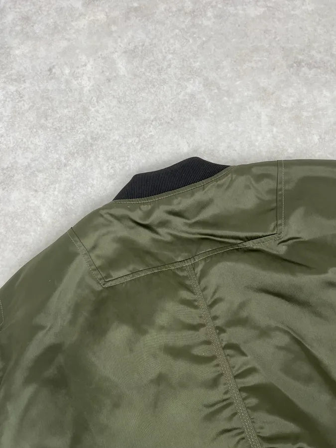 2000s Diesel Khaki Bomber Jacket AFIBLbN 6
