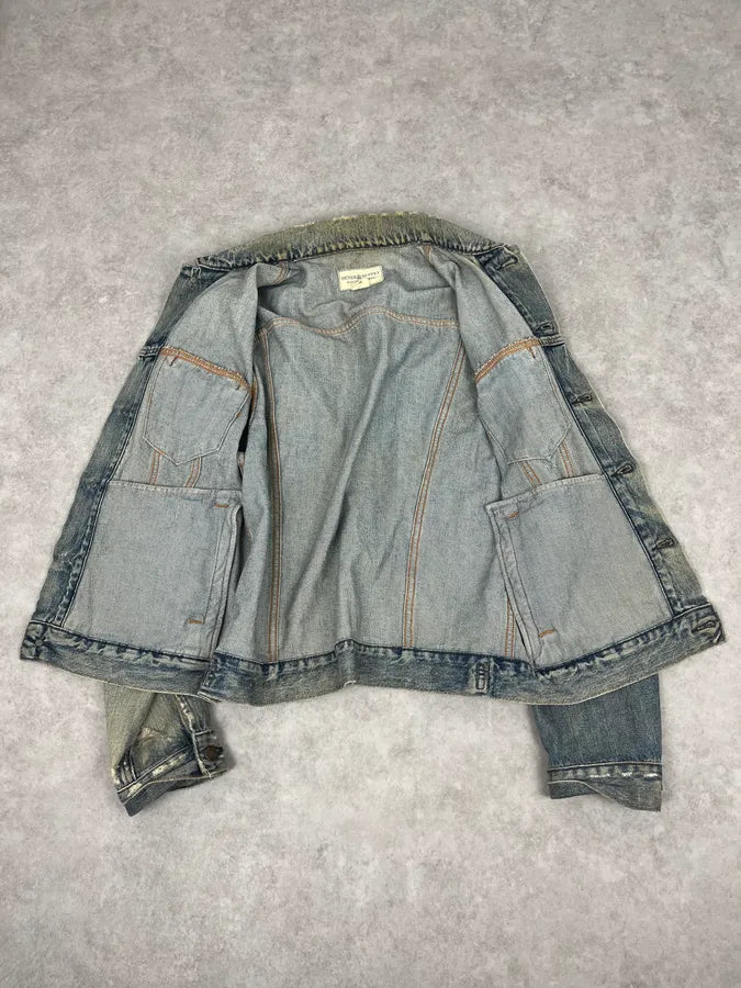 Ralph Laurent Denim & Supply Faded Blue Denim Jacket DcYeAZD 7