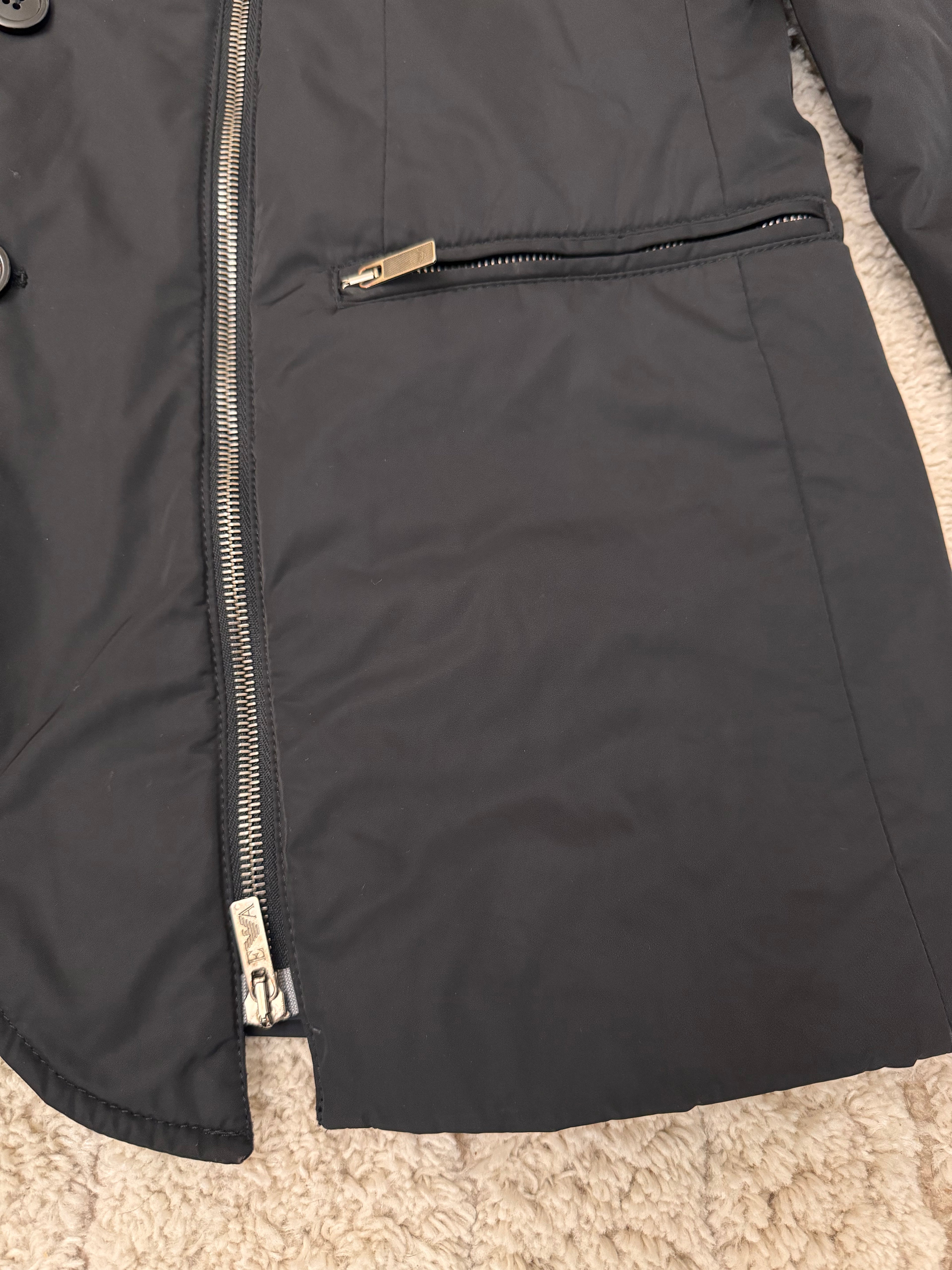 2010FW エンポリオ アルマーニ ナイロン スプリット ジップ スーツ ジャケット (L/XL)