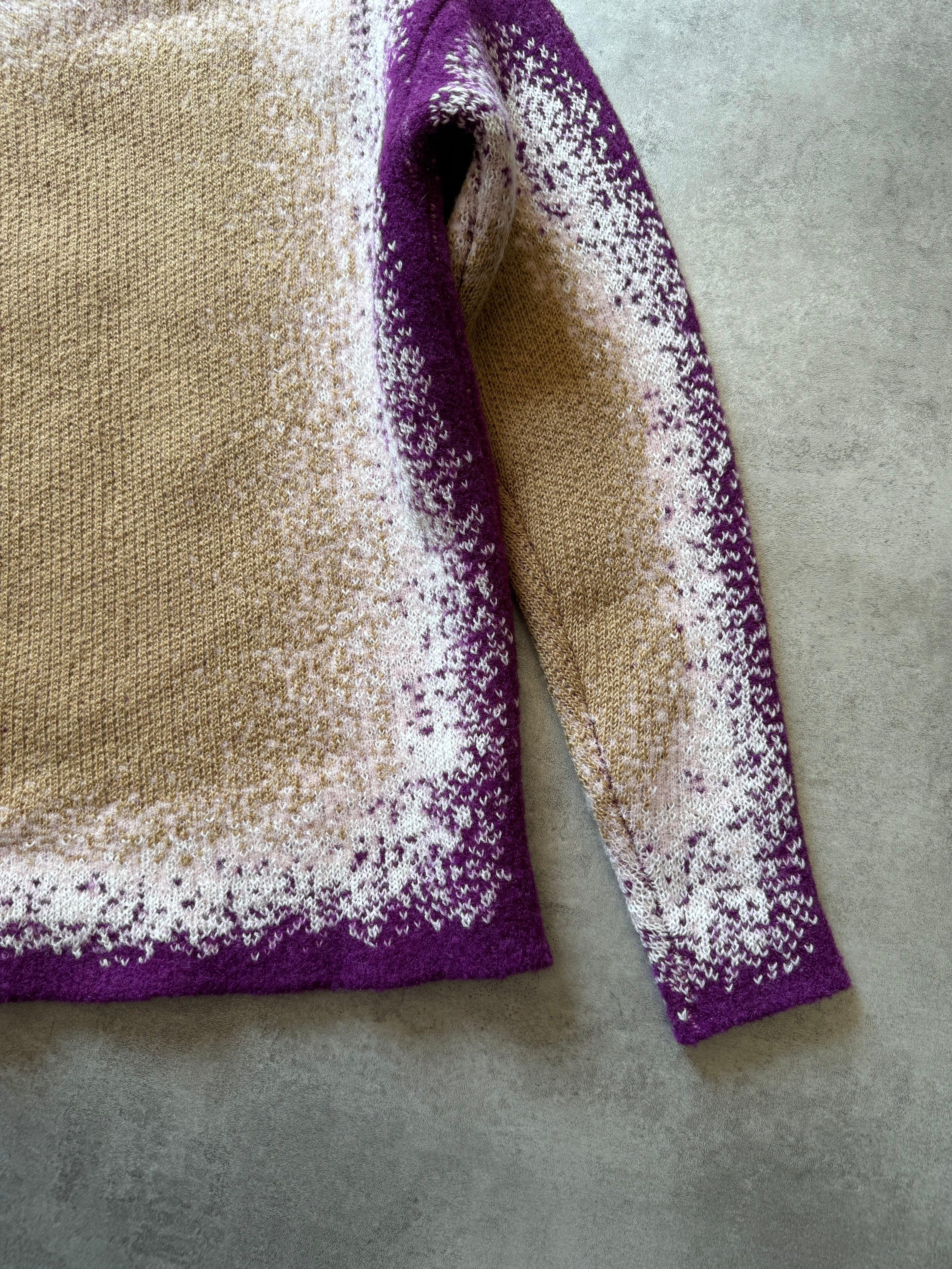 Y/Project Spray-Effect Knitted Gradient Sweater