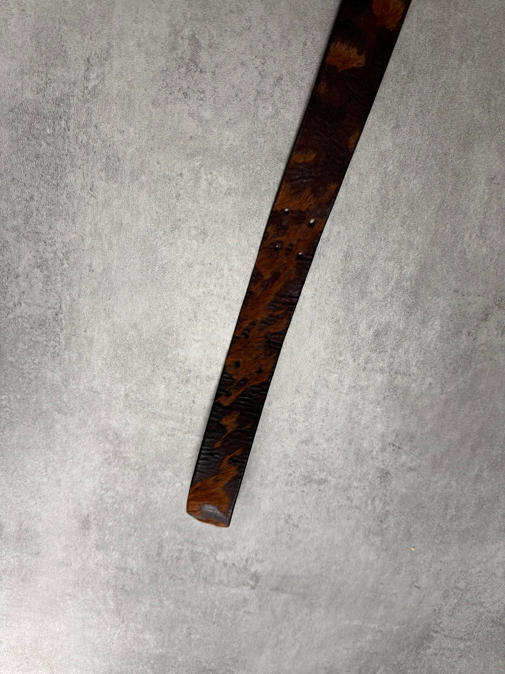 AW2004 Cavalli Brown Pony Hair Leather Belt