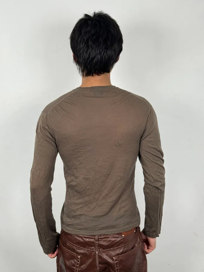 2000s Gucci Brown V Neck Sweater QwIKvNq 2