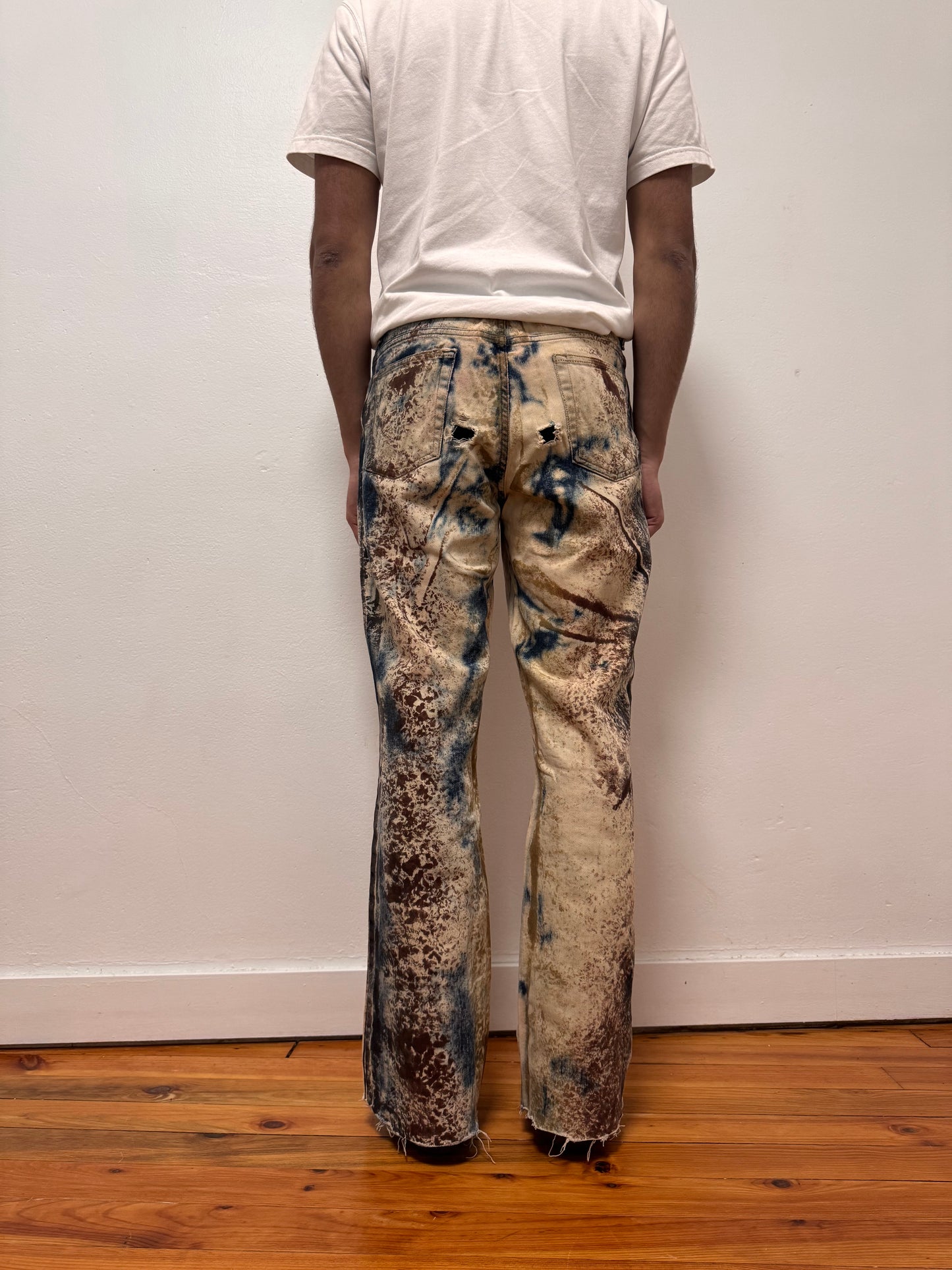 AW2001 Cavalli World Rust Eroded Ultimate Pants (S)