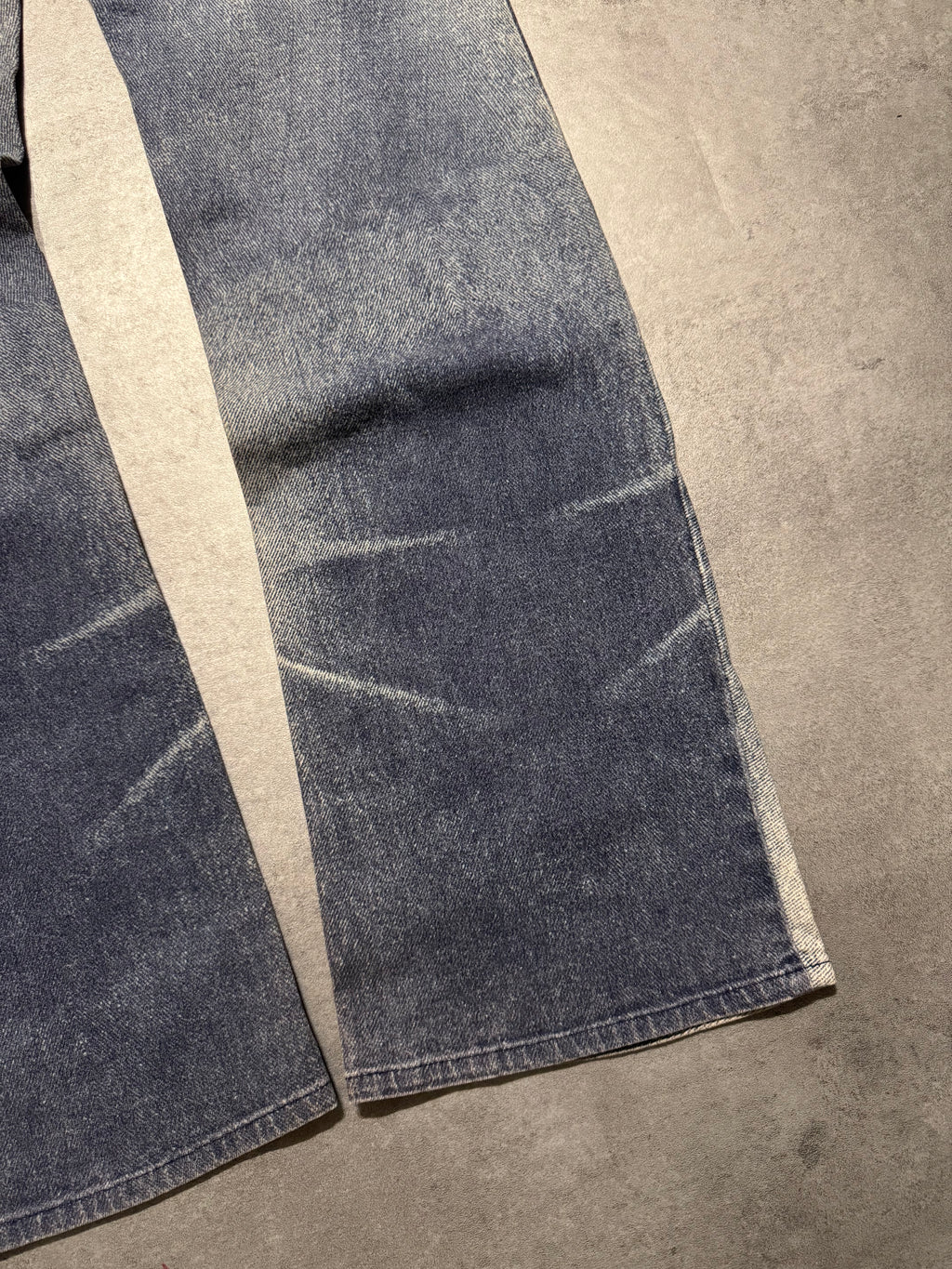 2000s Cavalli Overprint Blue Dyed Pants