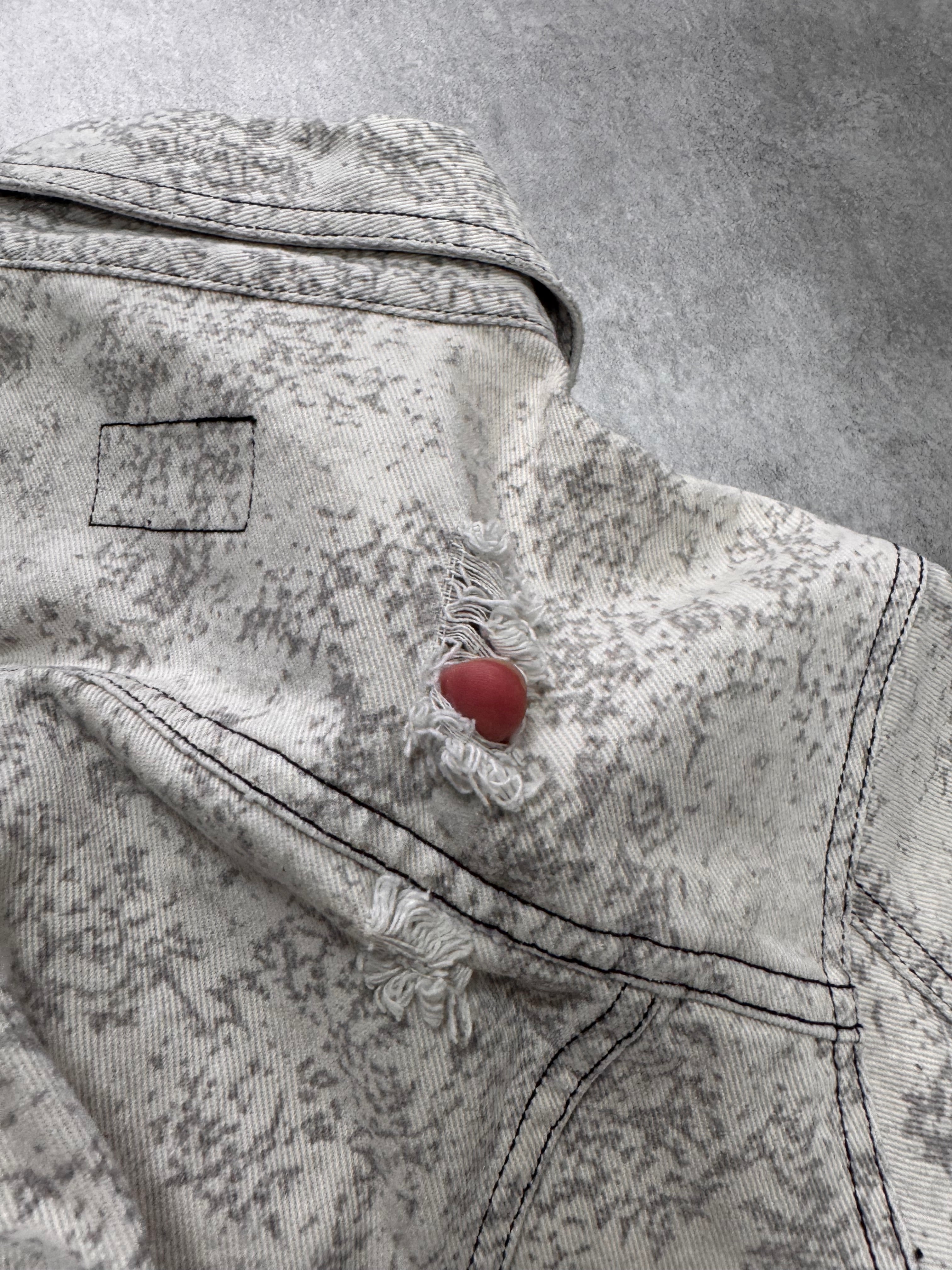 2000s Dolce & Gabbana Camouflage Light Cropped Jacket