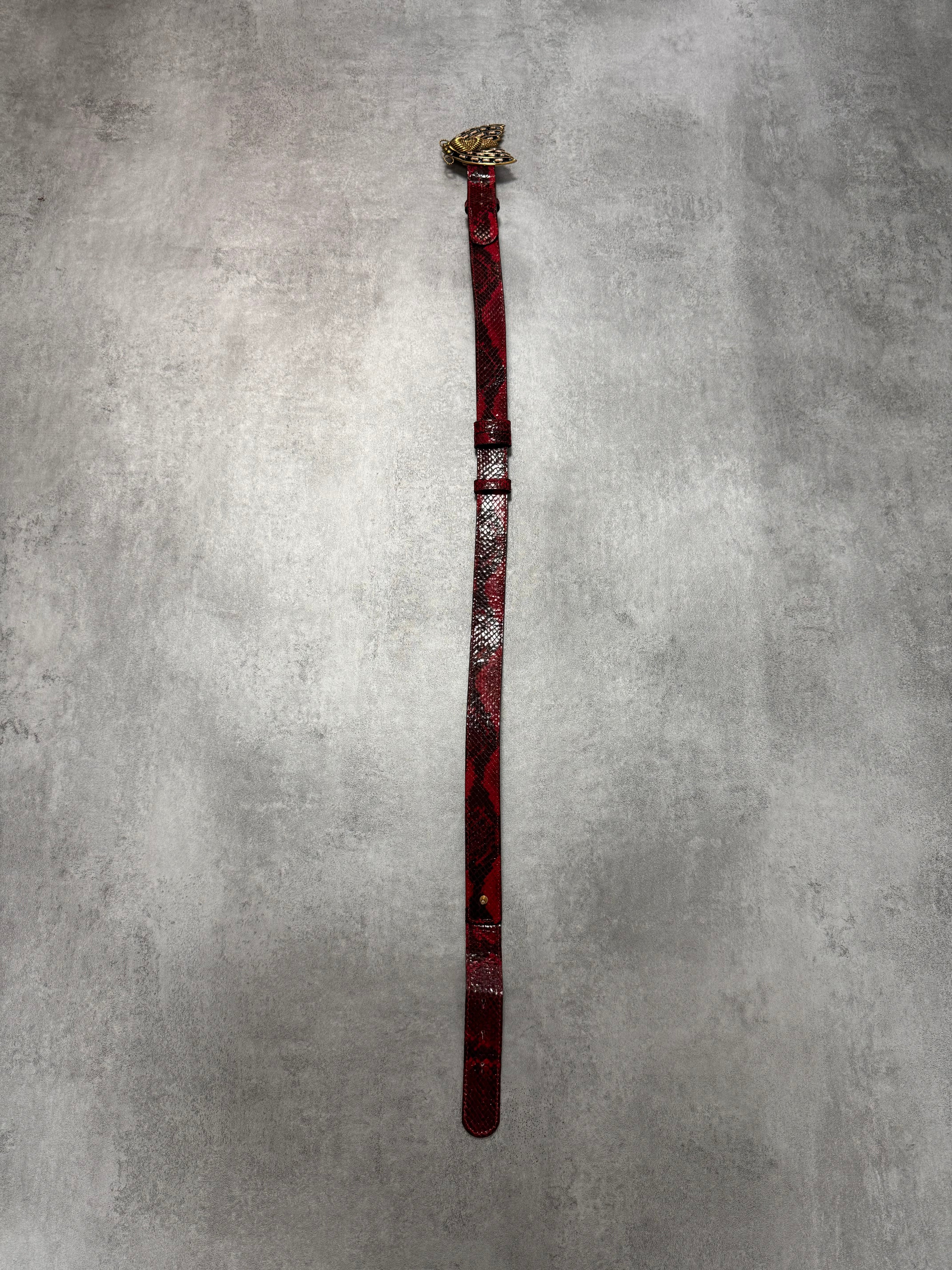 Roberto Cavalli Class Embellished Insect Belt