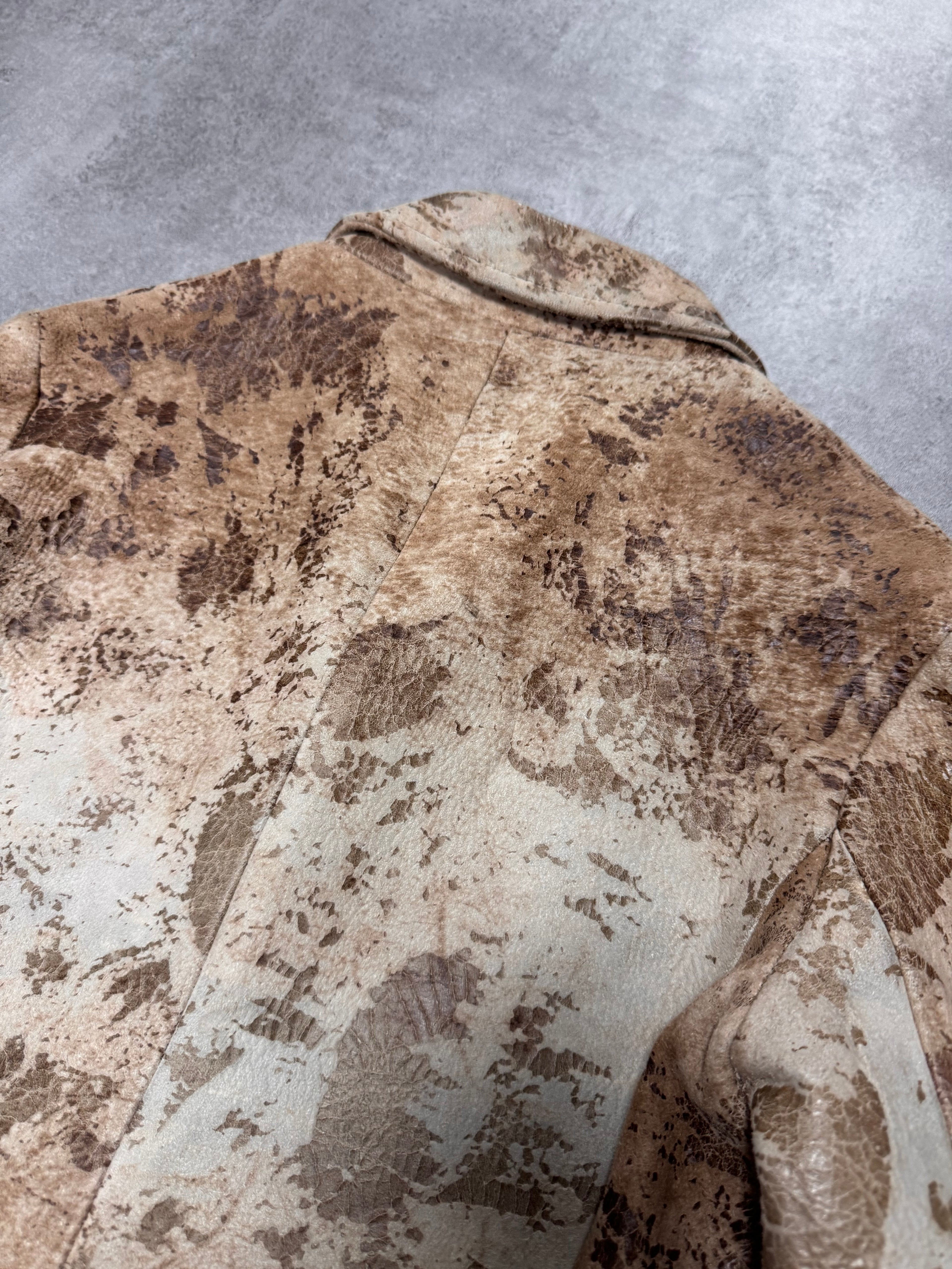 AW2003 Cavalli Apocalypse Brut Leather Jacket