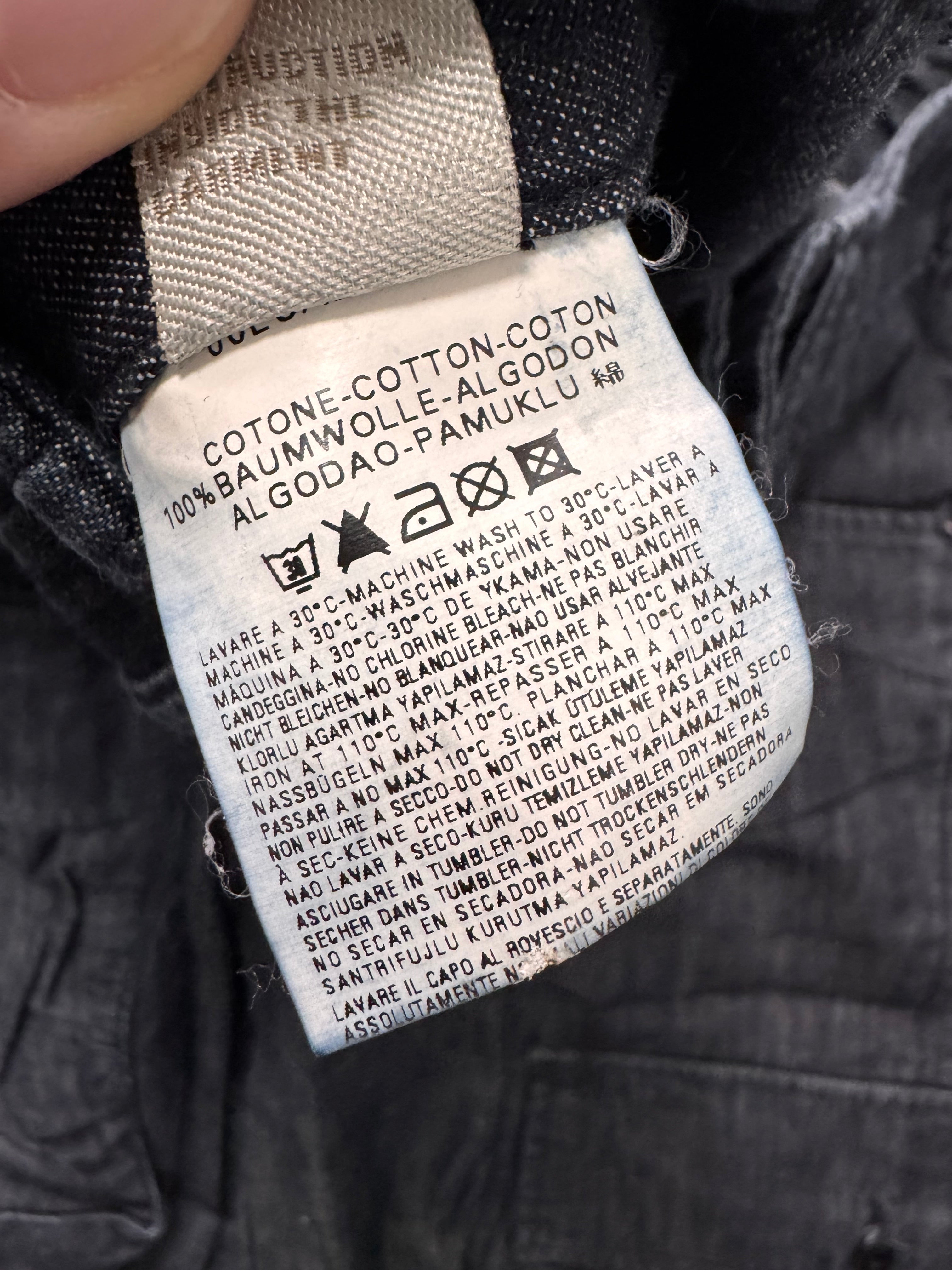 2000s Diesel Cargo Dark Navy Denim Cropped Jeans