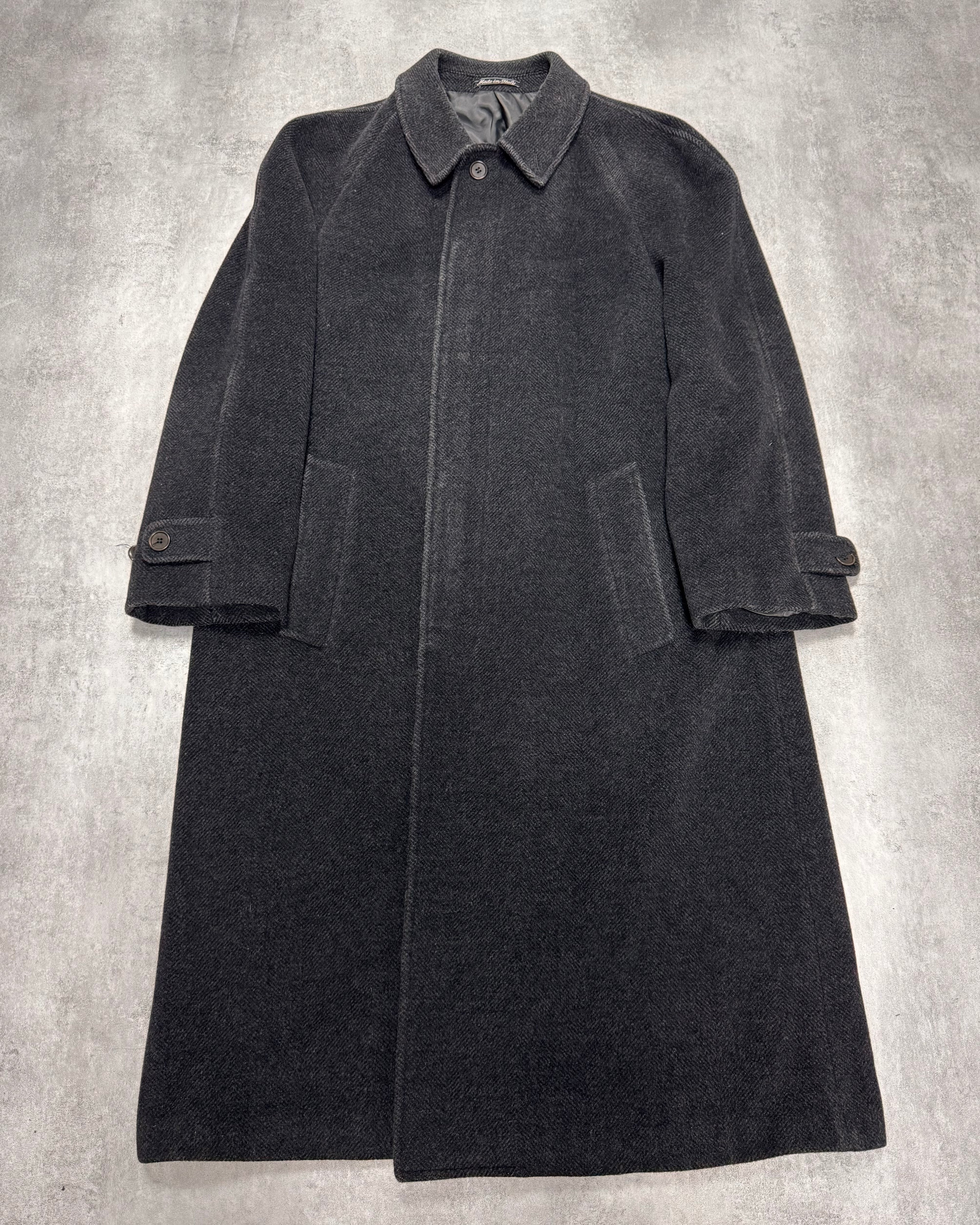 1990s Giorgio Armani Wool Long Coat