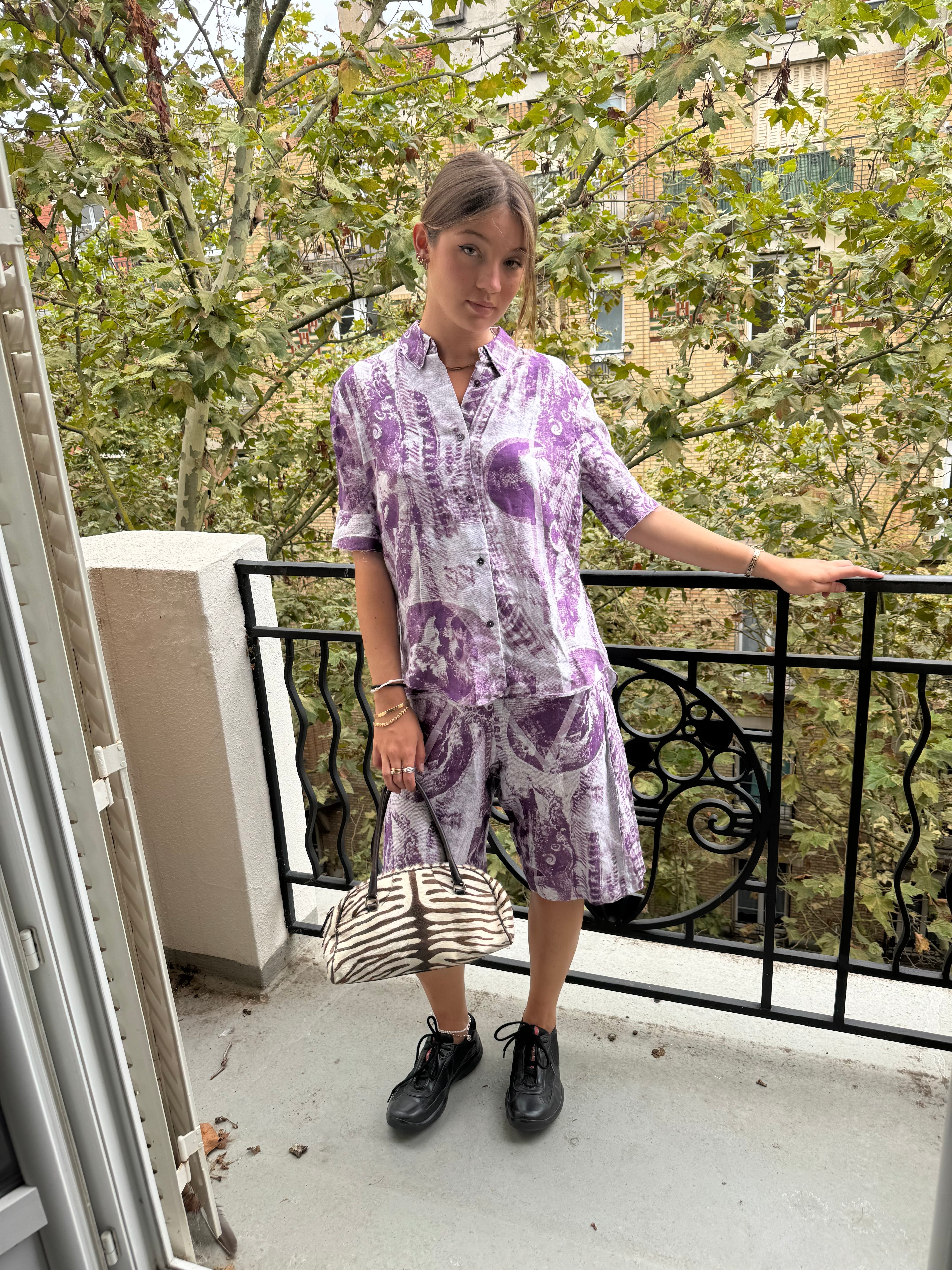 SS2012 Acne Studios Karma Dollar Purple Set