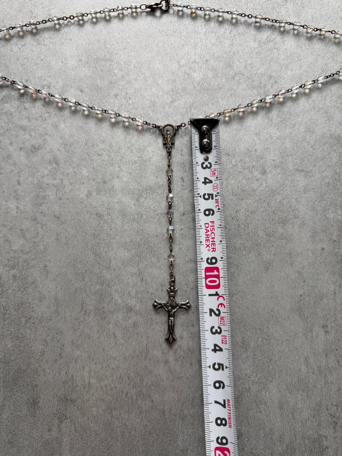 Dolce & Gabbana Crystal Rosary Necklace (OS)