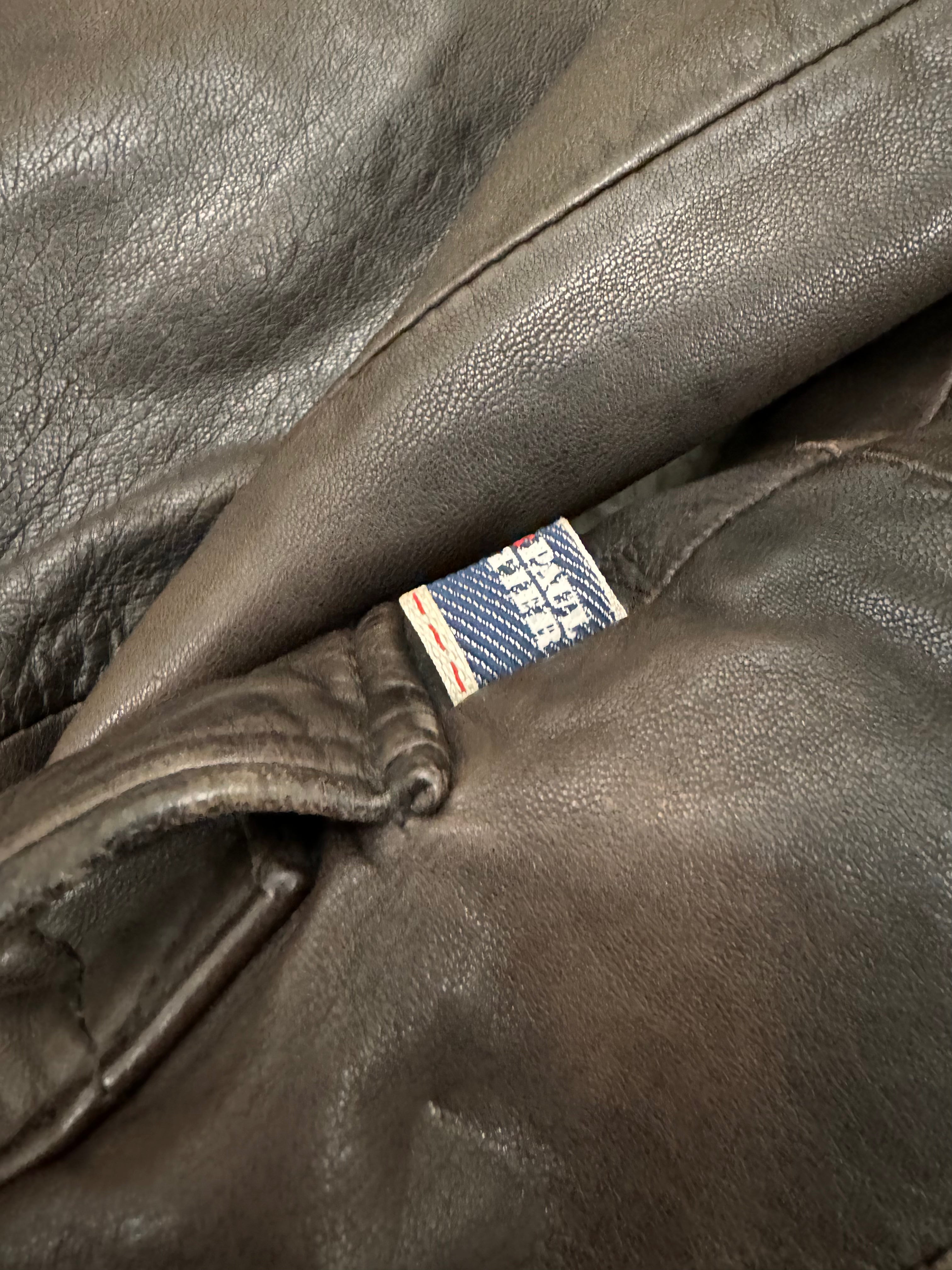 2000年代 ジャンポール・ゴルチエ アーミー フェードレザー トレンチ (S/M)