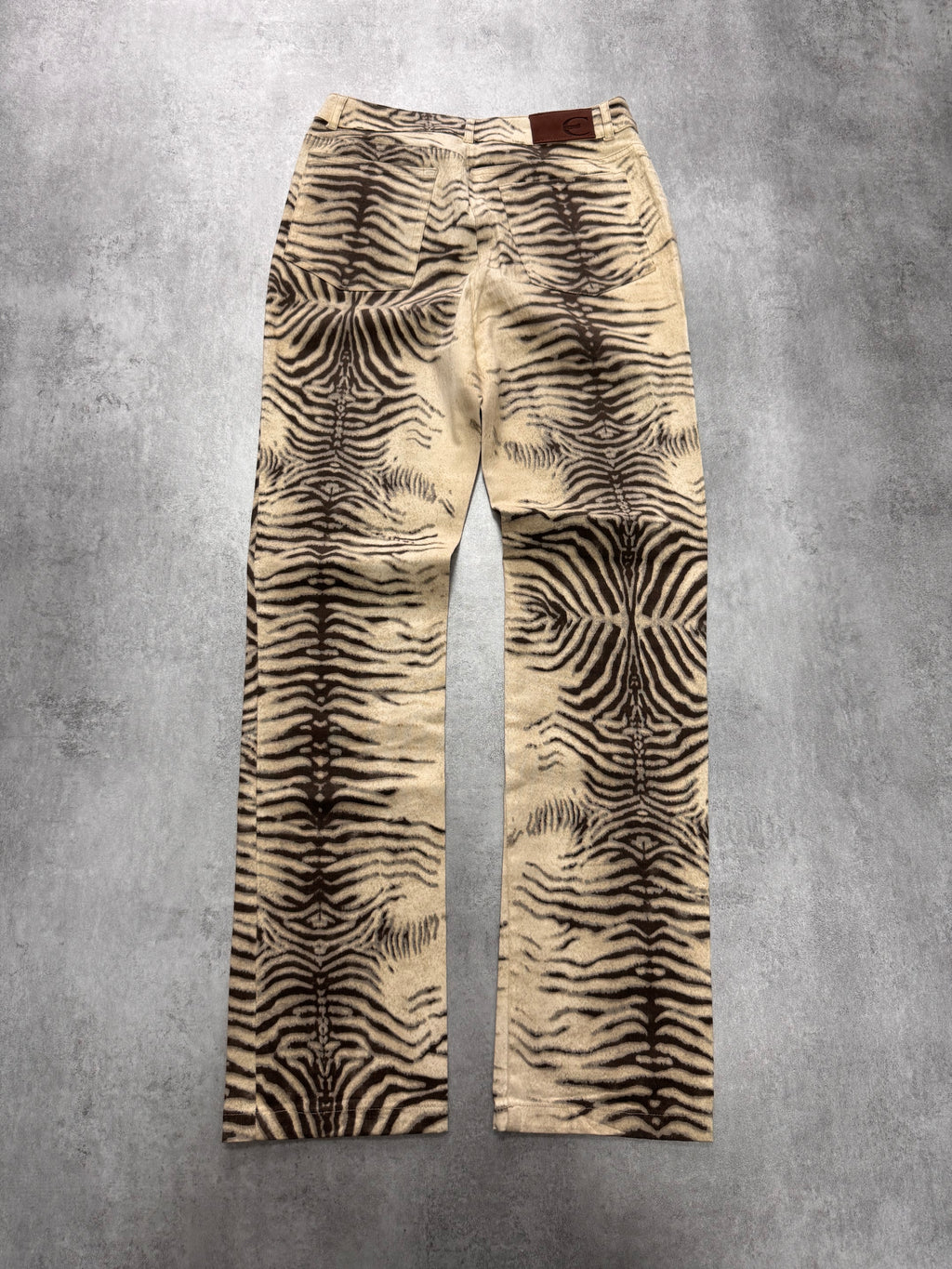 2000s Cavalli Sample Zebra Slim Pants