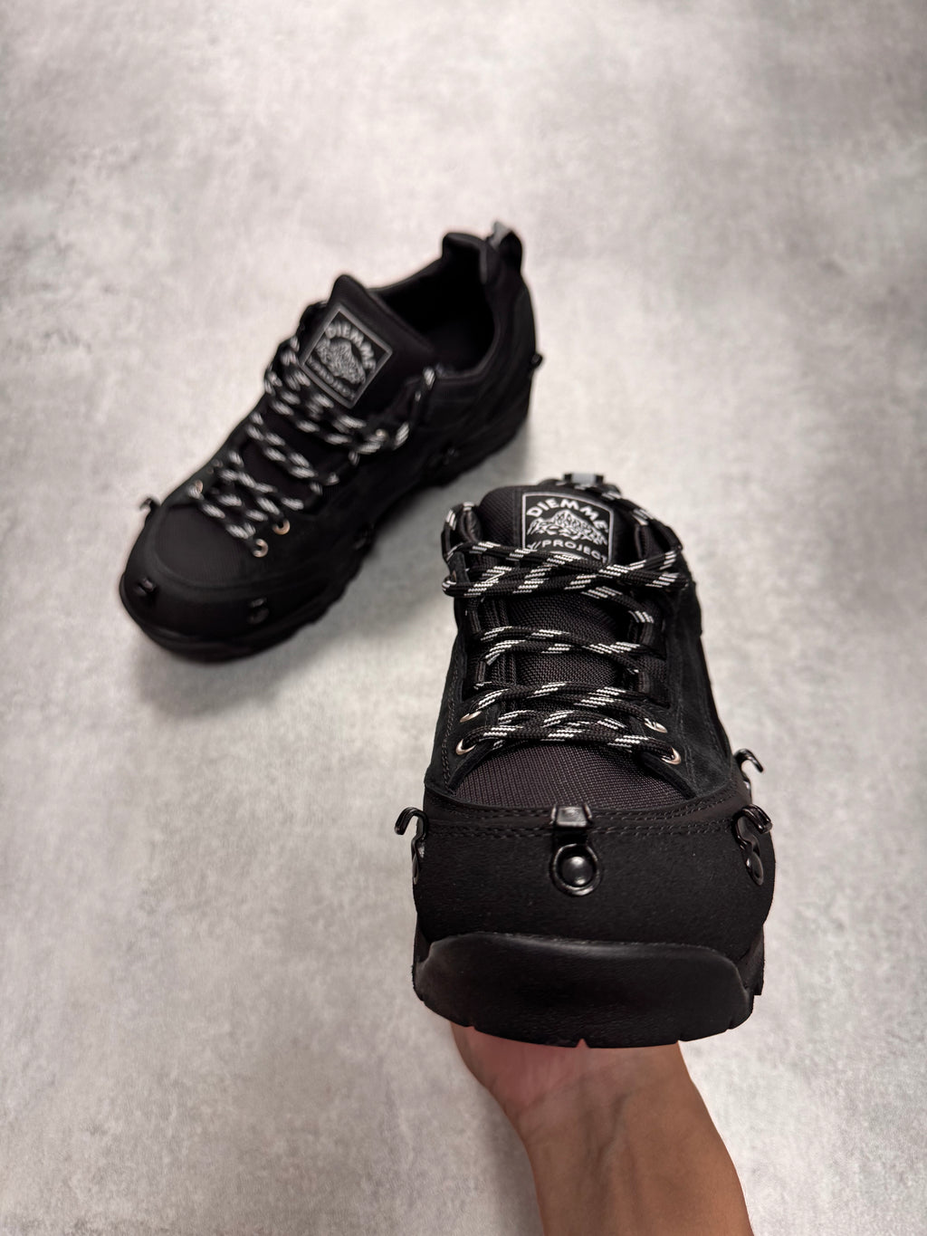 Y/Project x Diemme Black Grappa Hiker Shoes
