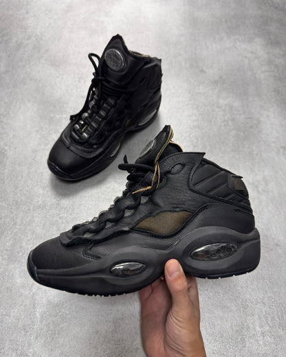 Reebok x Maison Margiela Question Mid Black Sneakers (45,5eu/us12)