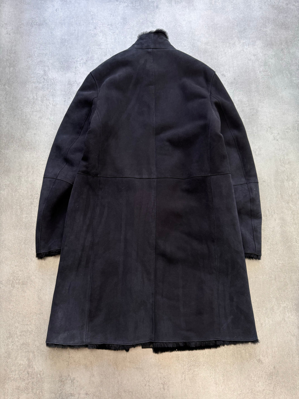 FW2018 Armani Premium Shearling Trench Coat