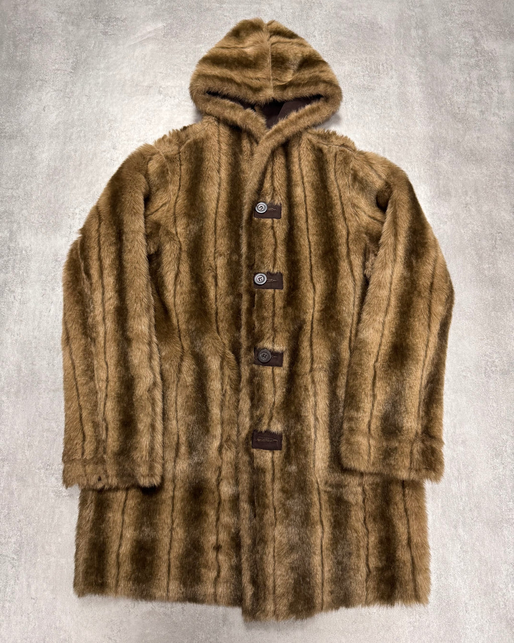 1990s Balmain Faux Fur Reversible Jacket