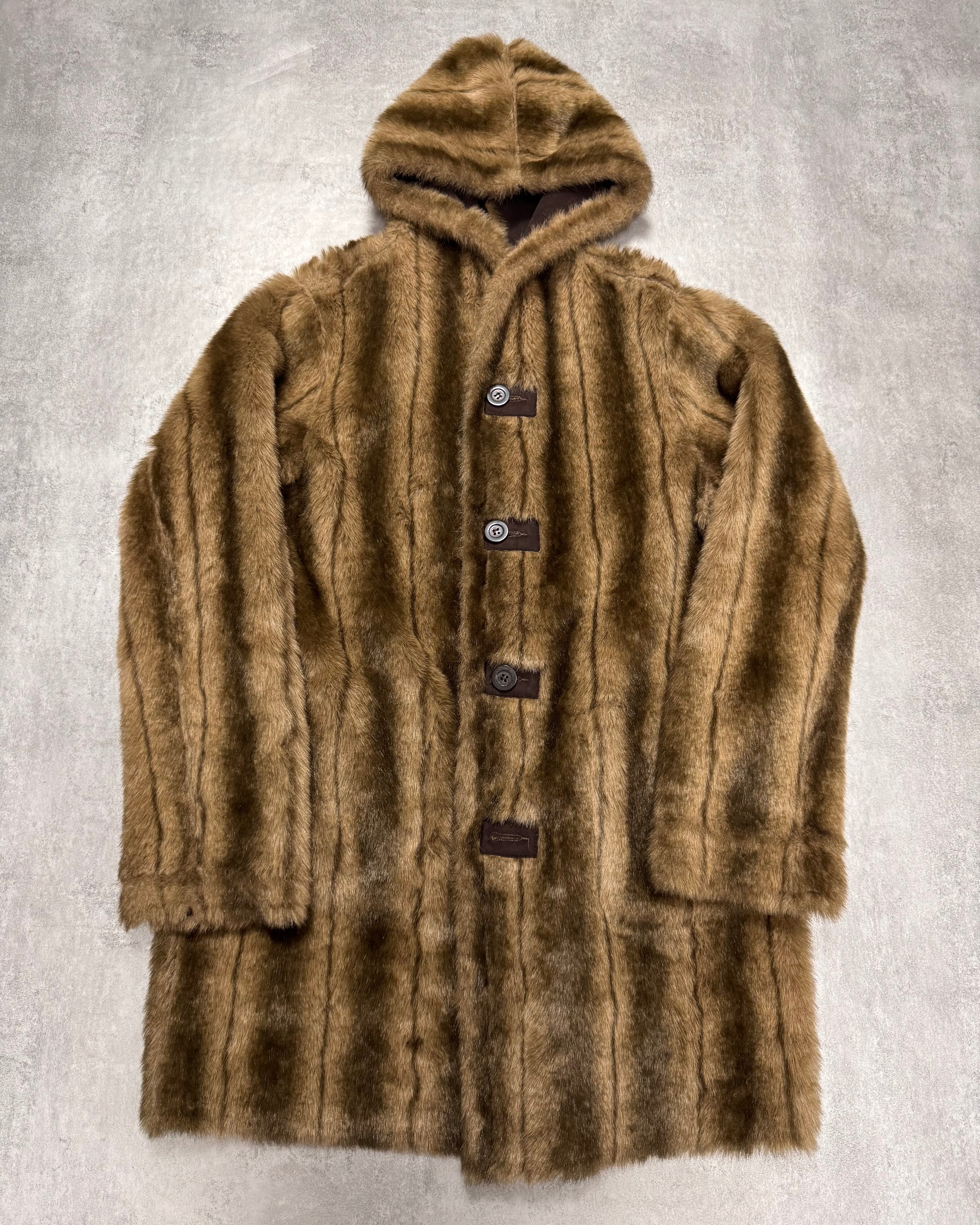 1990s Balmain Faux Fur Reversible Jacket