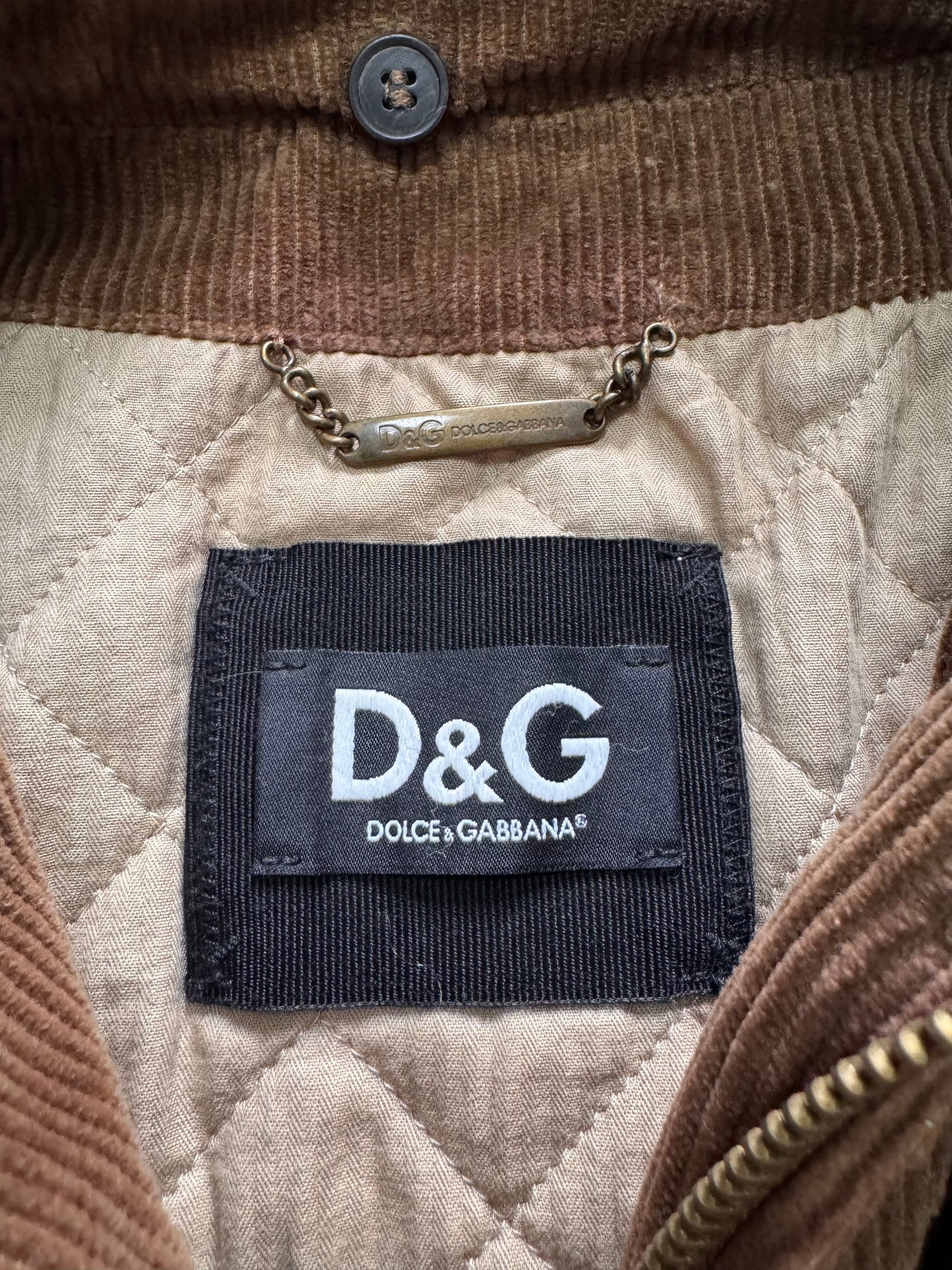 2000s Dolce & Gabbana Hunter Utility Corduroy Jacket (S)