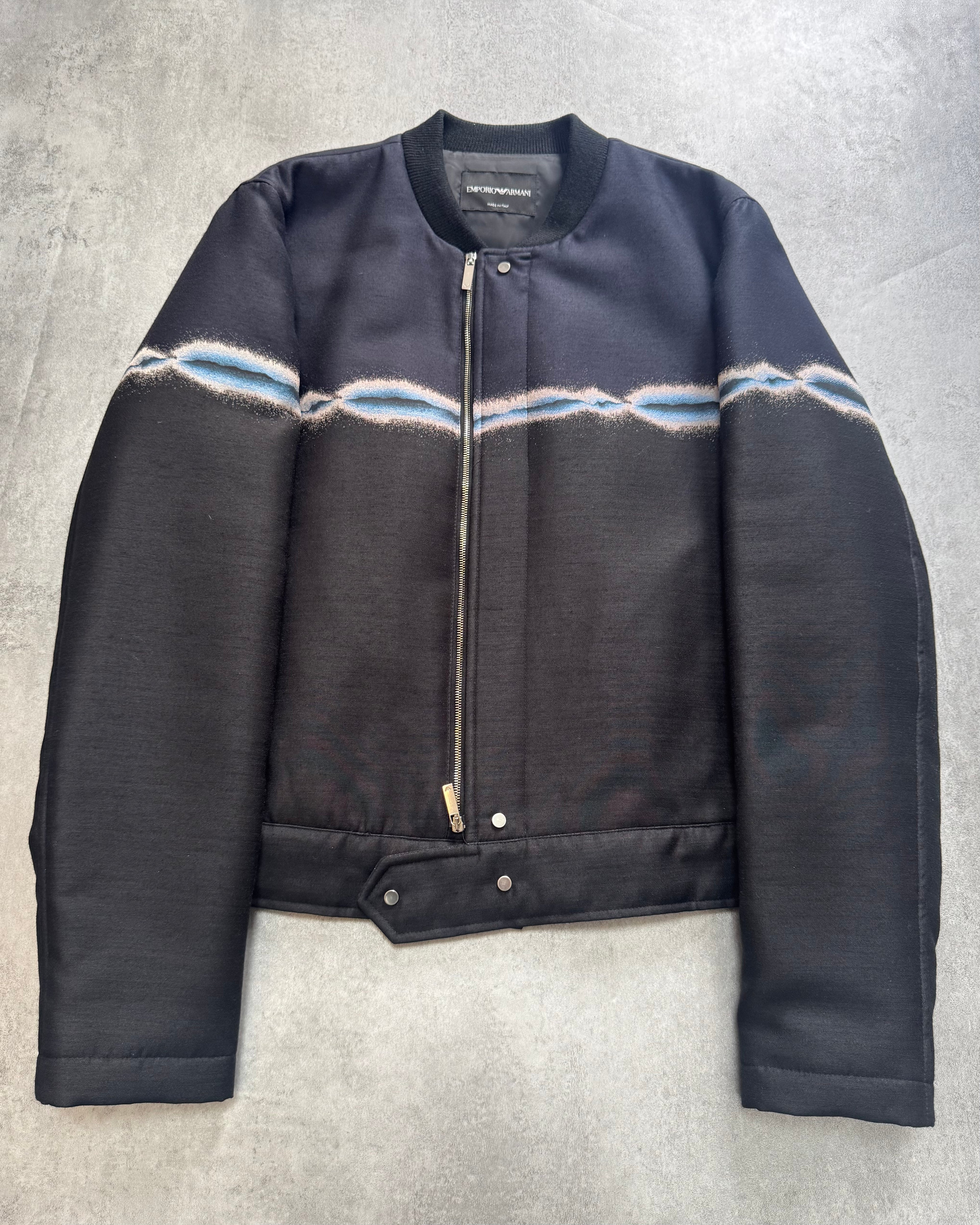 FW2018 Emporio Armani Bicolored Navy Black Bomber