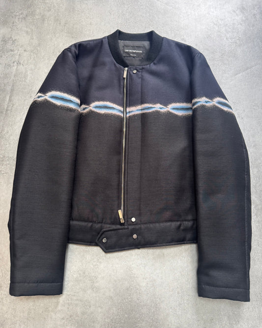 FW2018 Emporio Armani Bicolored Navy Black Bomber (L)