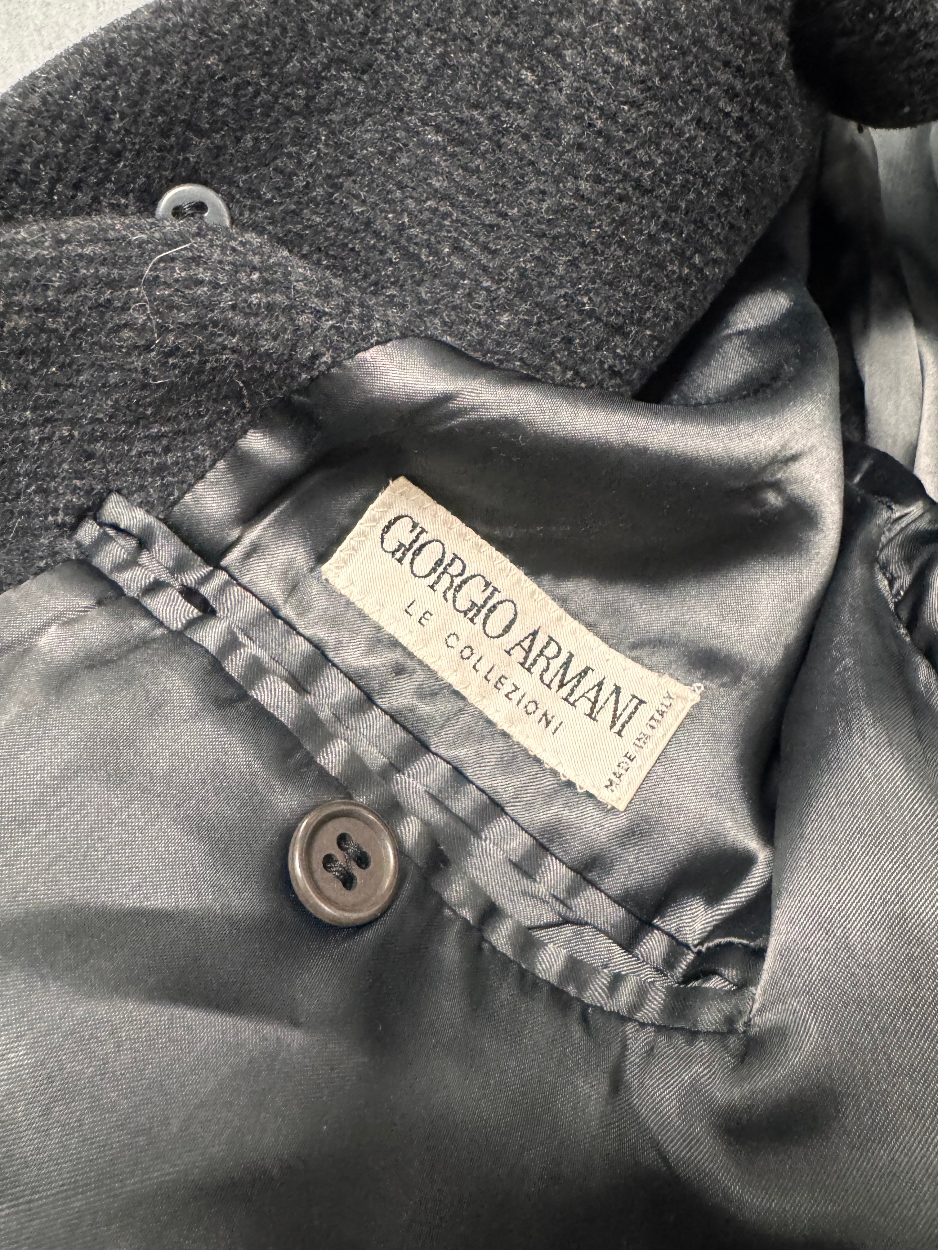 1990s Giorgio Armani Wool Long Coat