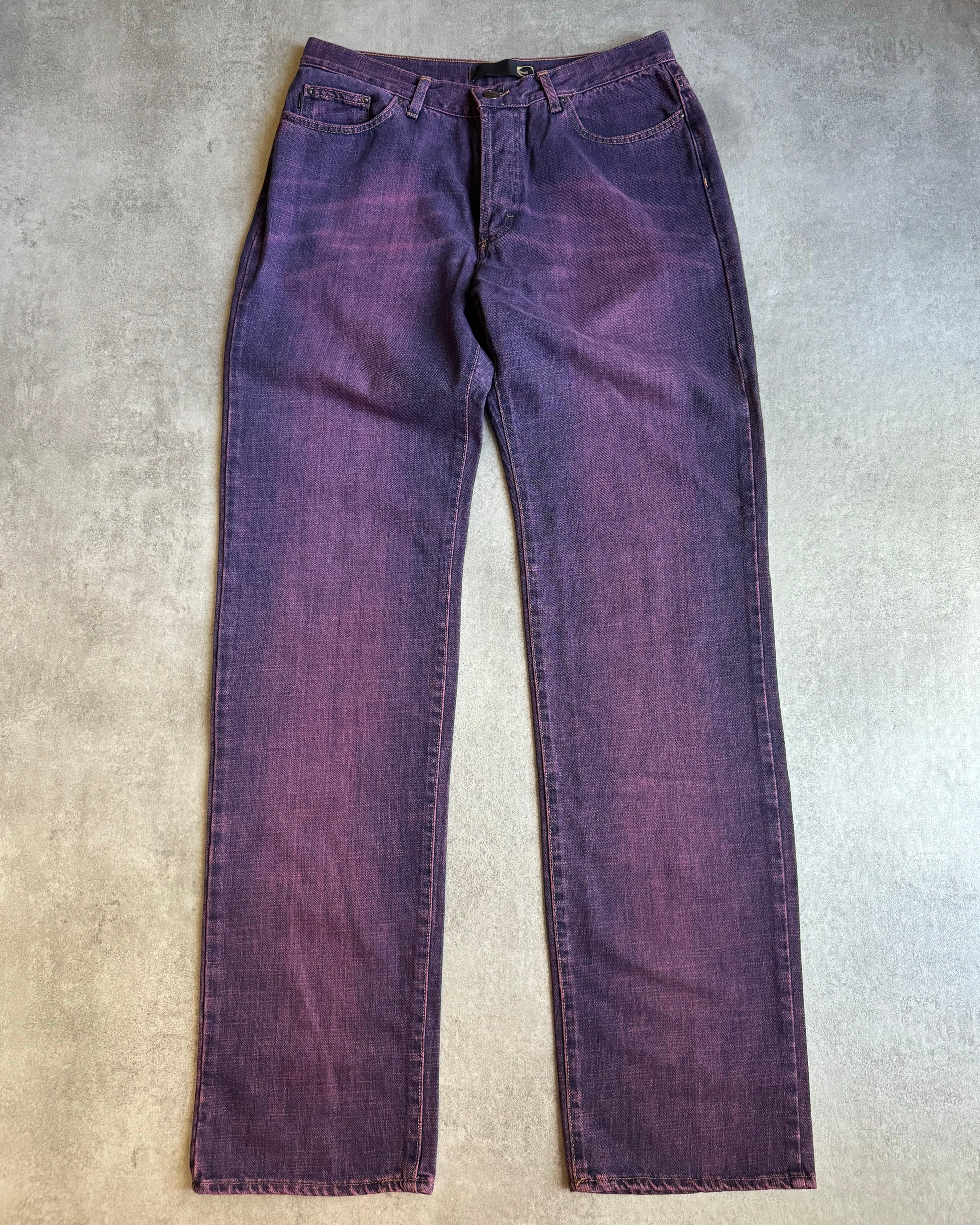 SS2007 Cavalli Eclipse Faded Purple Pants (M) - 4