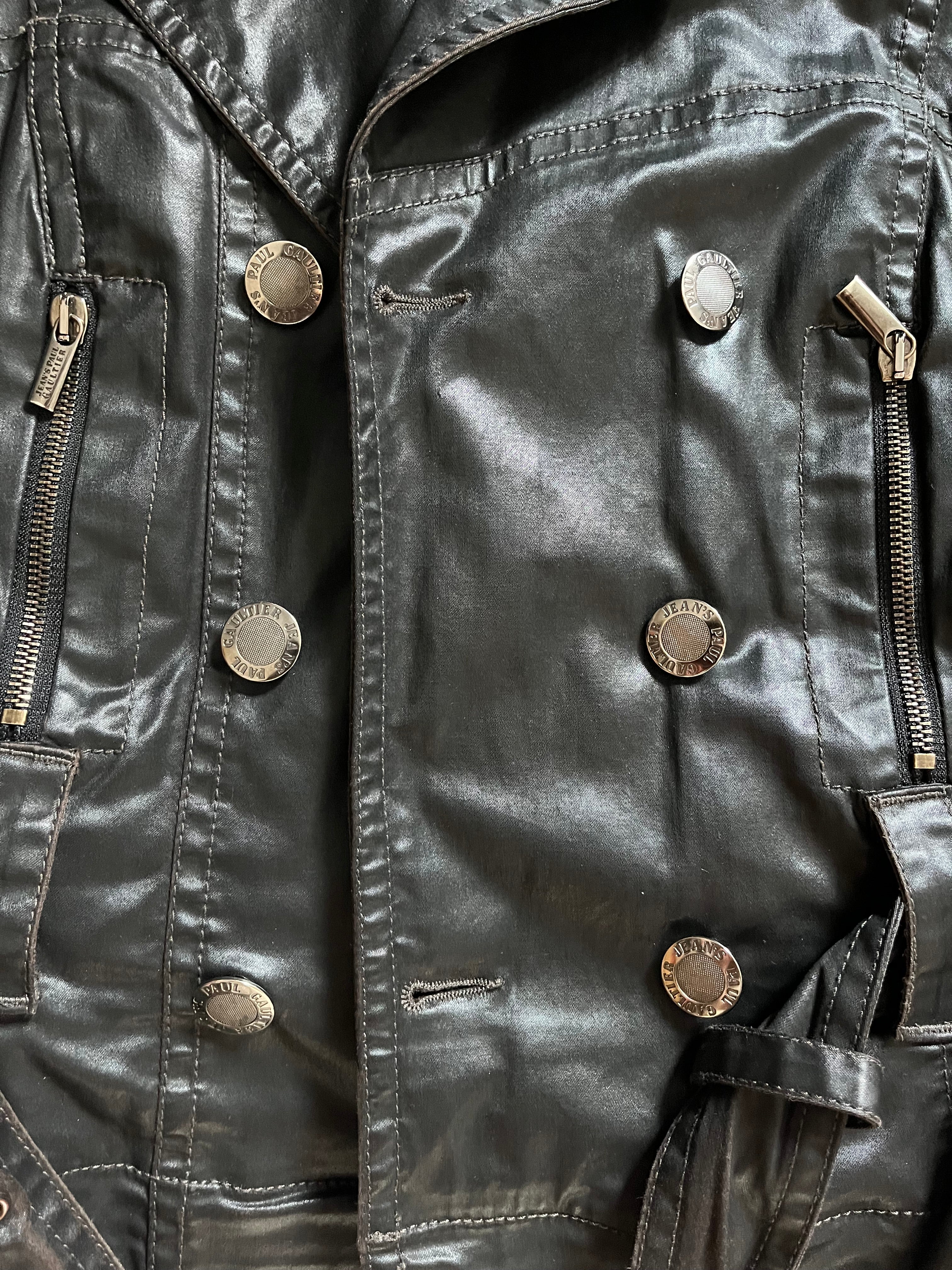 00年代 ジャンポール・ゴルチエ カーゴデタッチャブルトレンチジャケット(S)