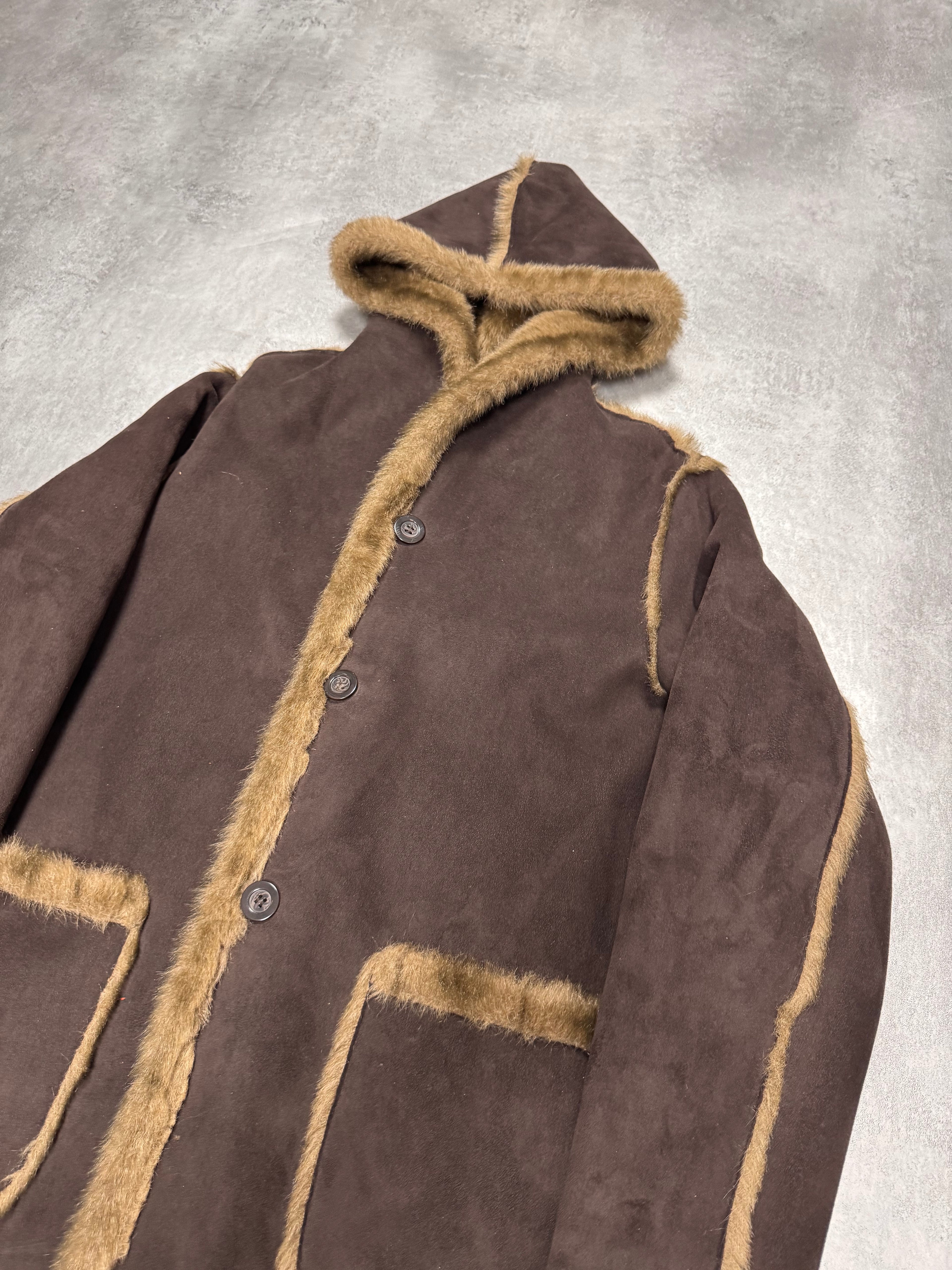 1990s Balmain Faux Fur Reversible Jacket