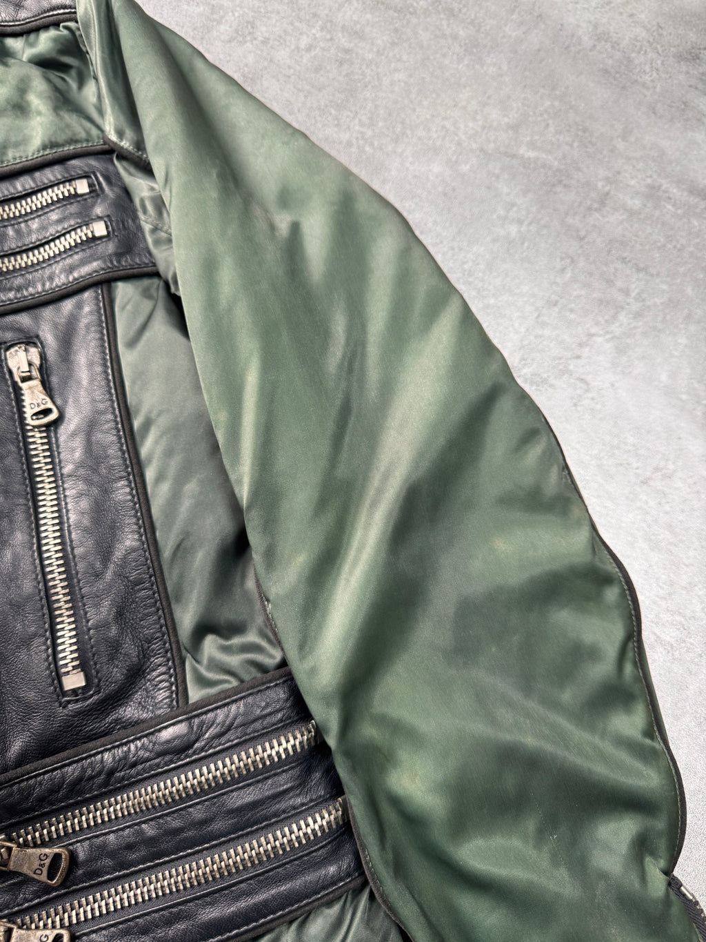 AW2007 Dolce & Gabbana Multi Zips Utility Jacket