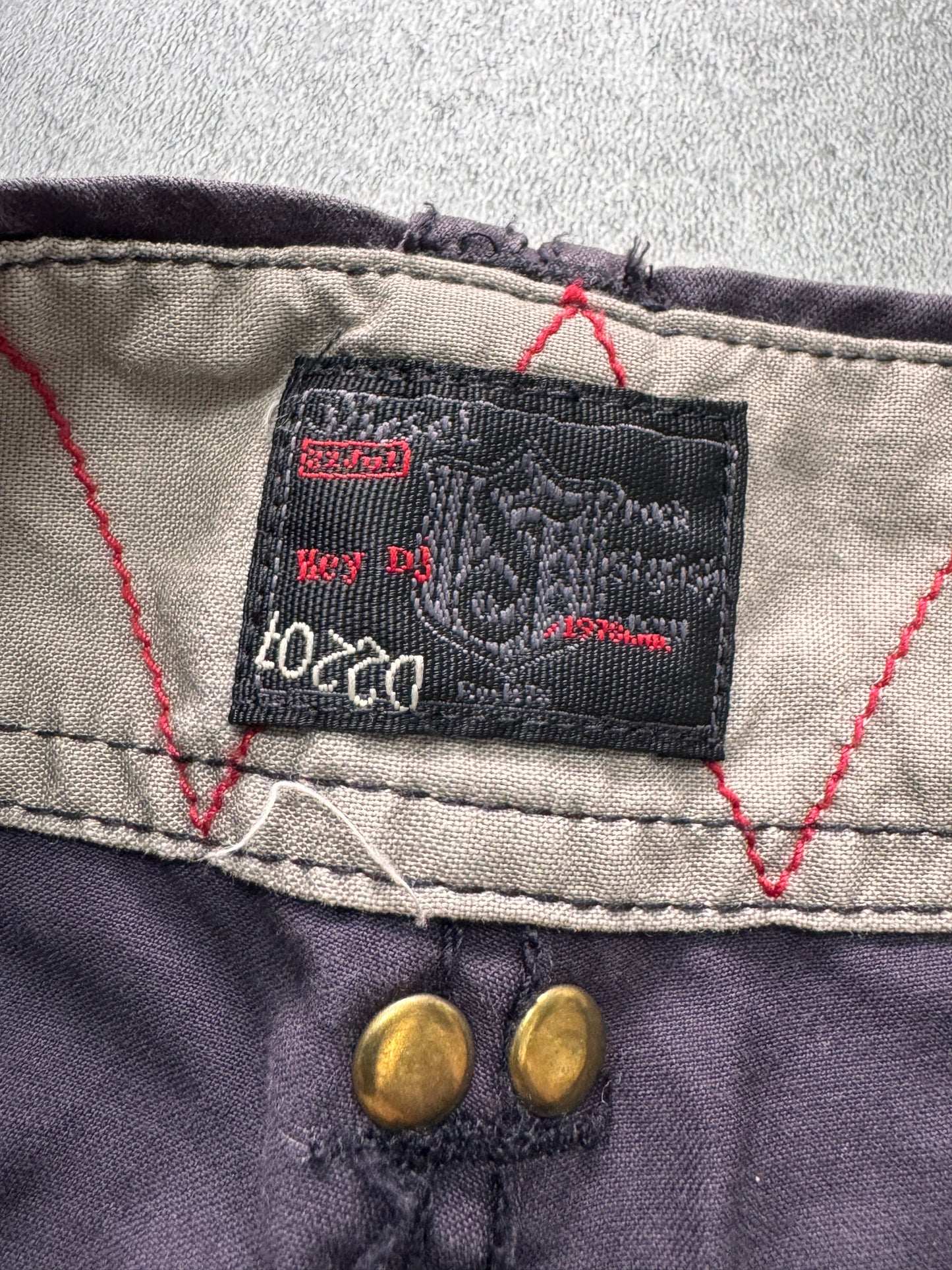 2000s Diesel Cargo Technical Purple Blue Pants (S/M)