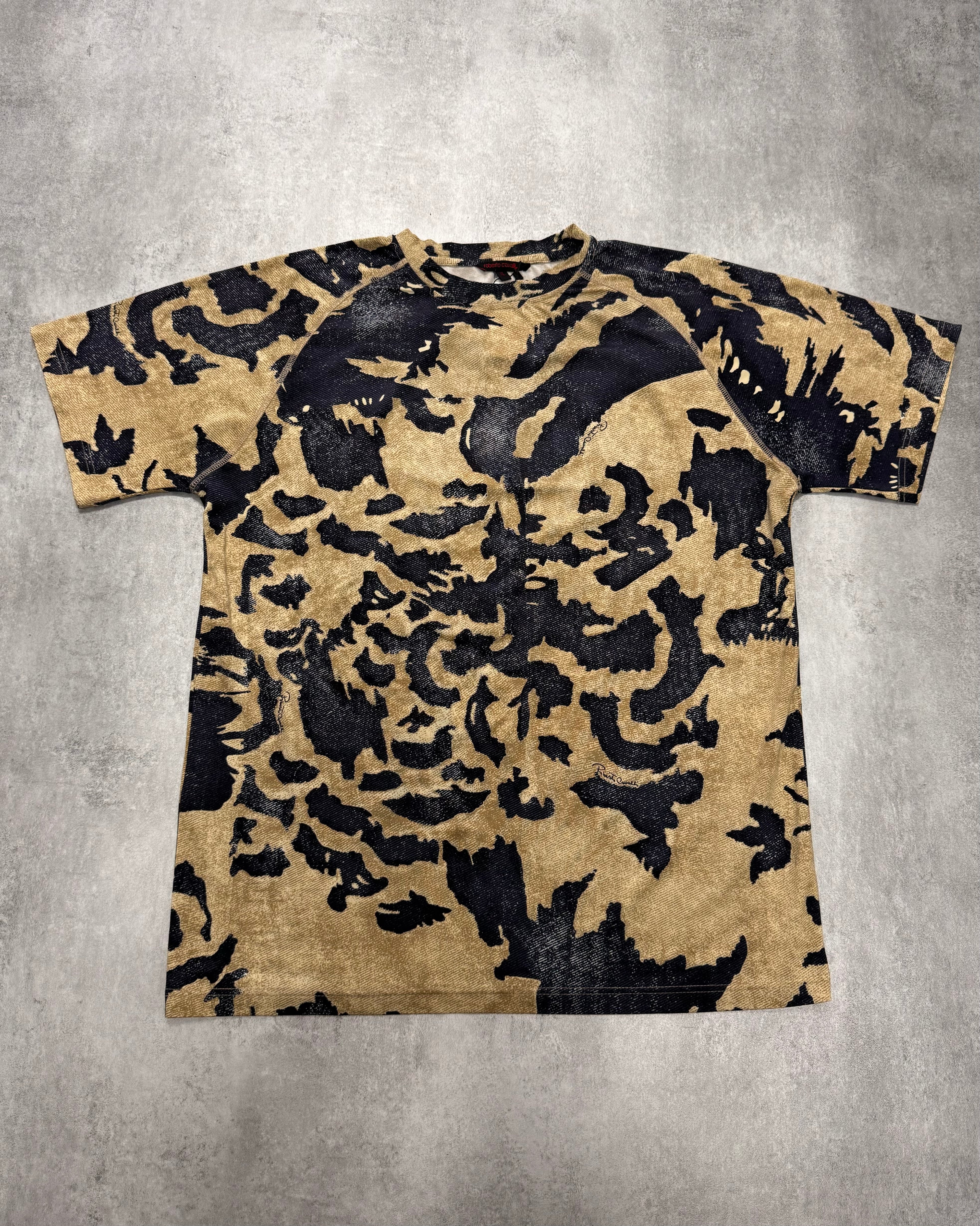2000s Cavalli Hunter Camouflage Tee