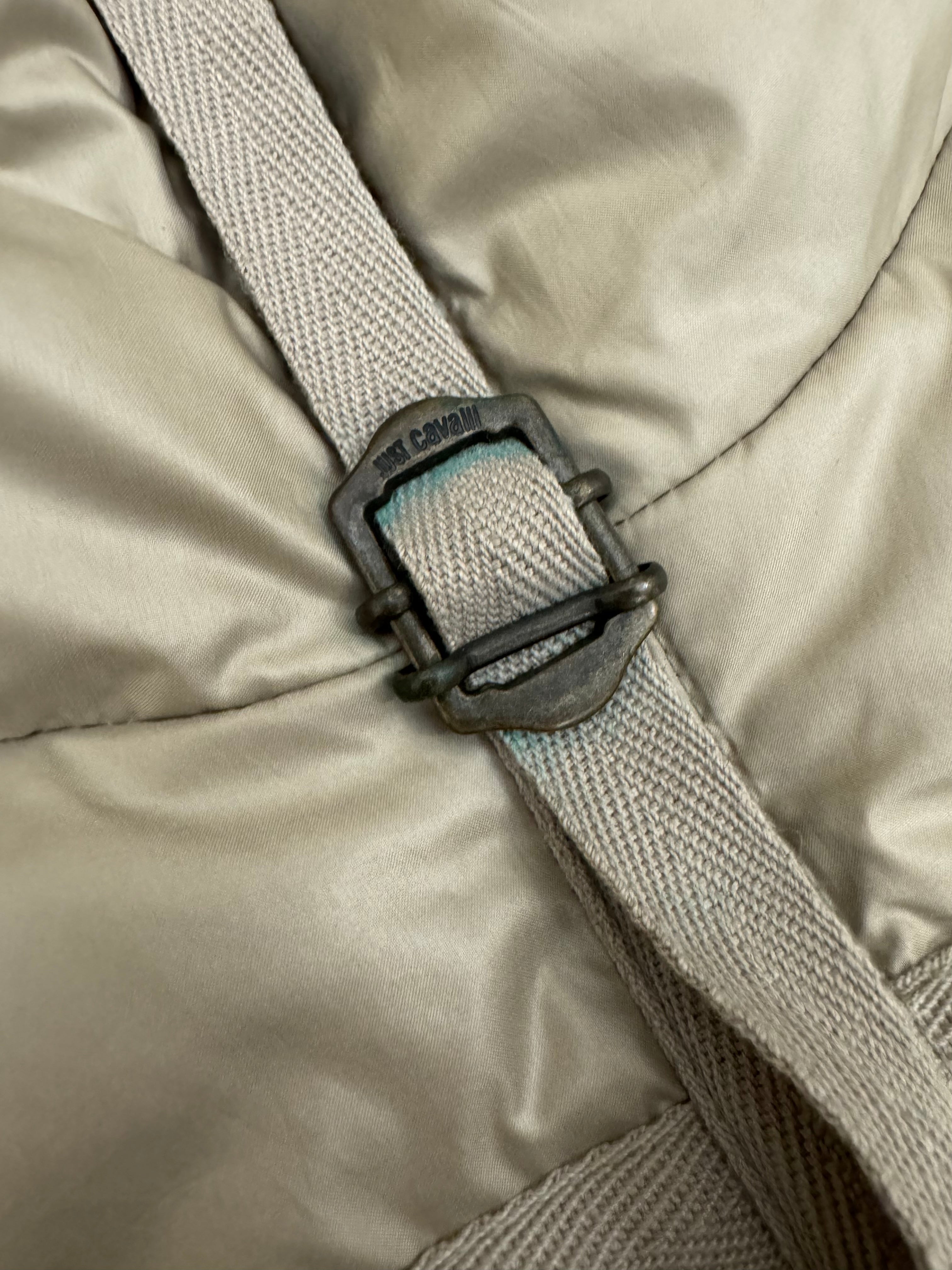 1990年代 ロベルト カヴァリ パラシュート ボンデージ パファー ジャケット (XS)