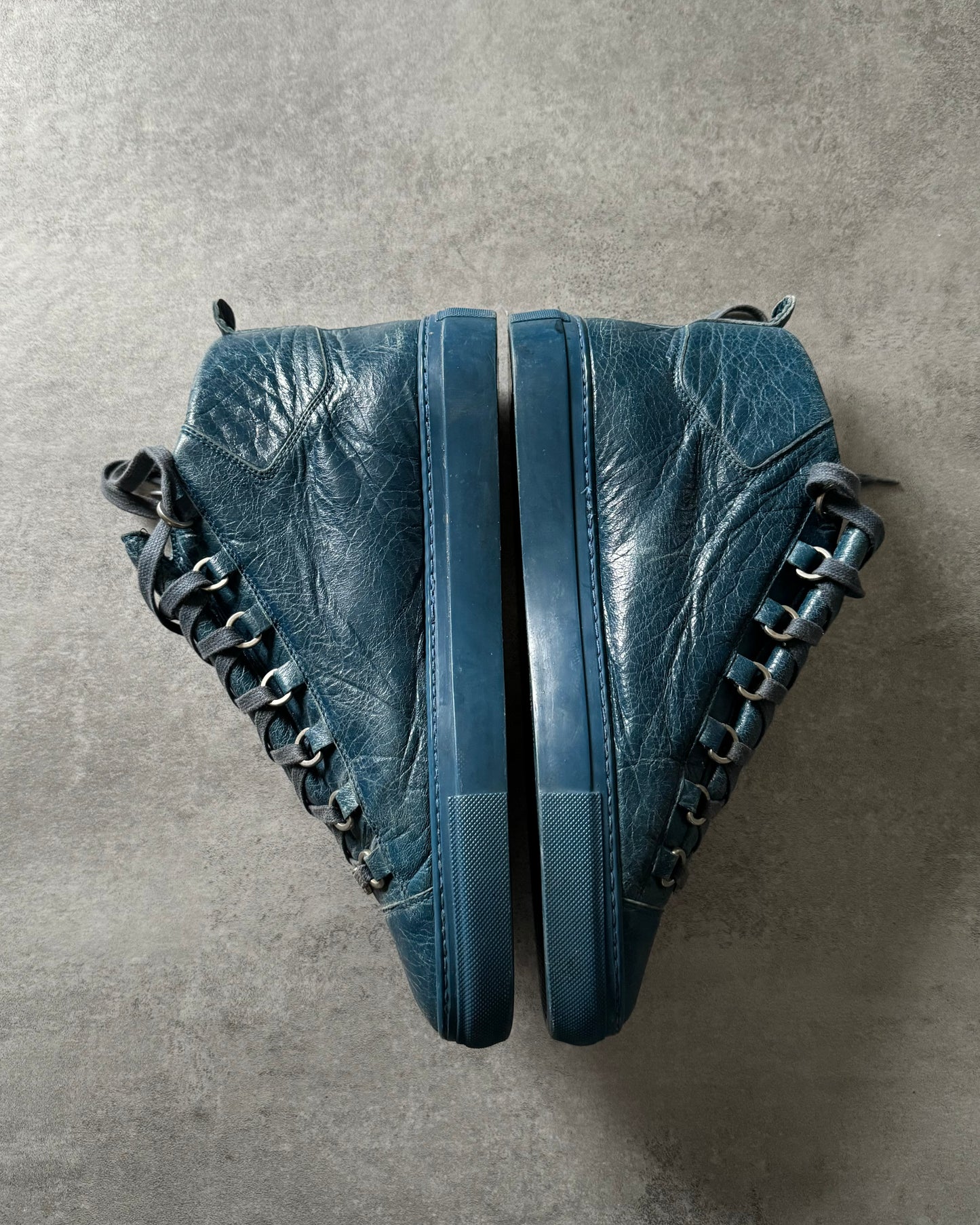 Balenciaga Arena Ocean High Top Leather  (41) - 2