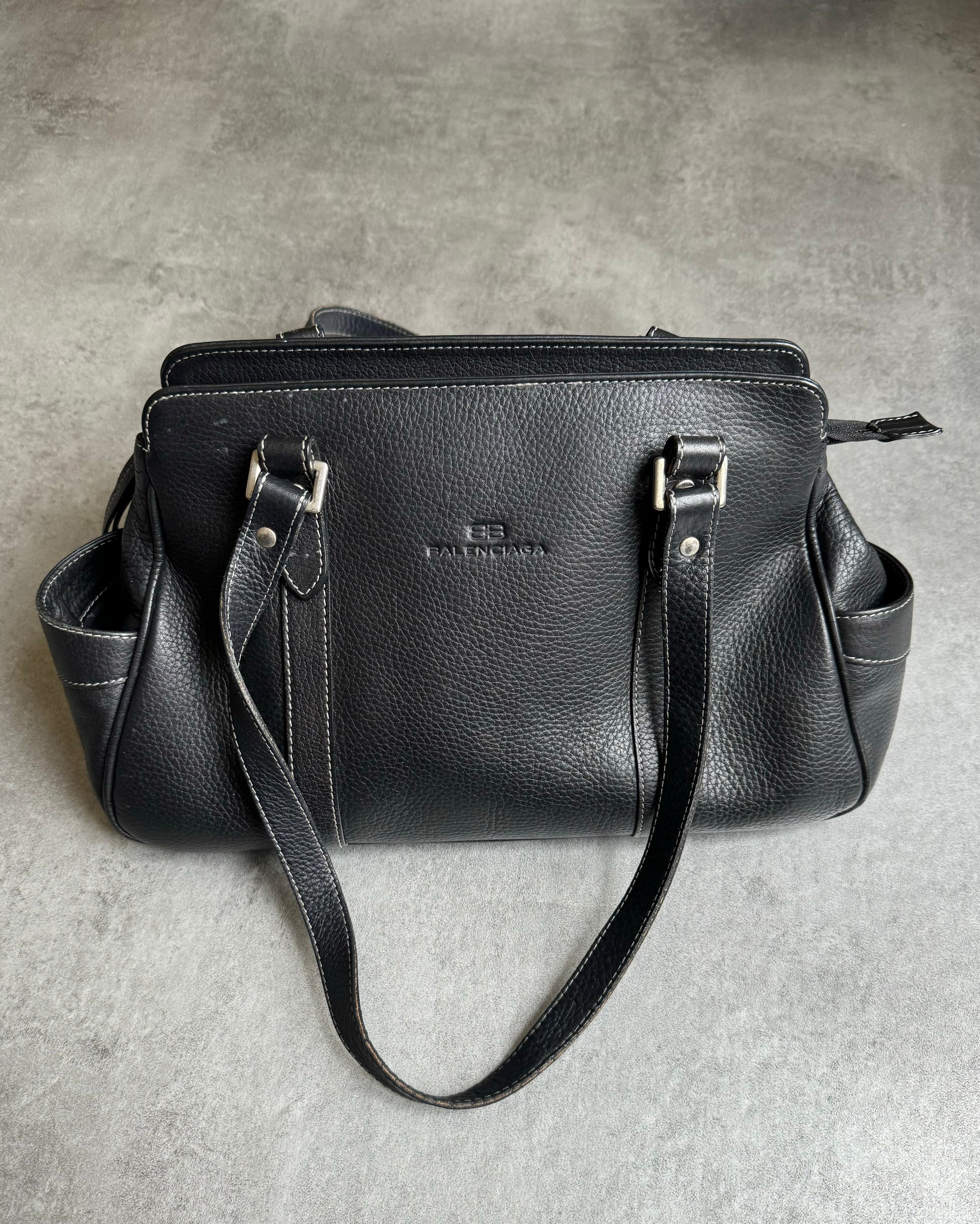 Balenciaga City Black Leather Minimalist Bag (OS) - 1