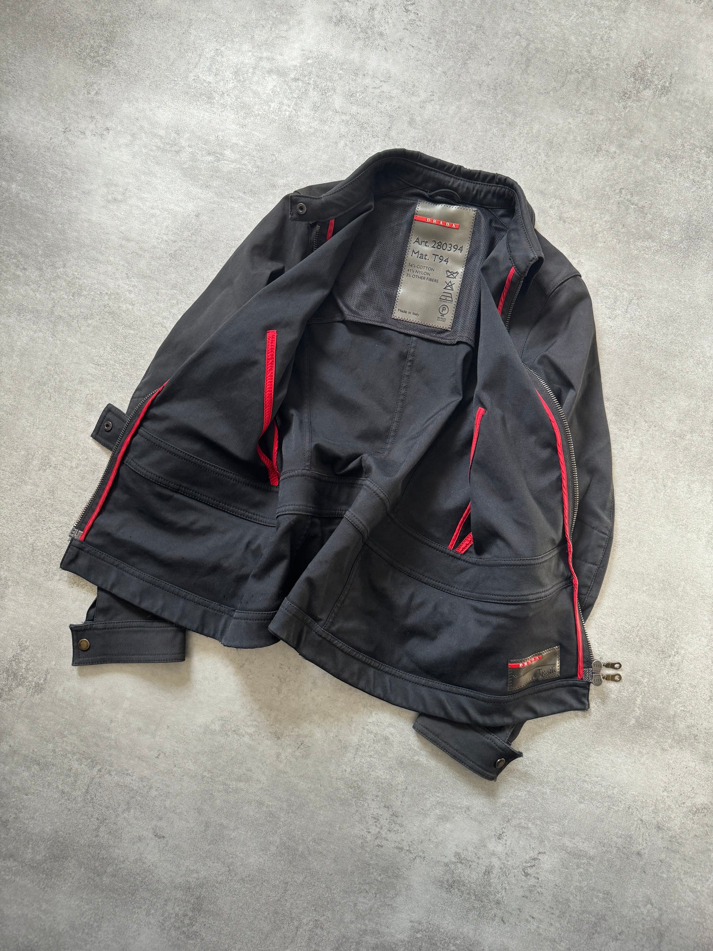 Prada Light Black Structural Jacket  (S) - 3