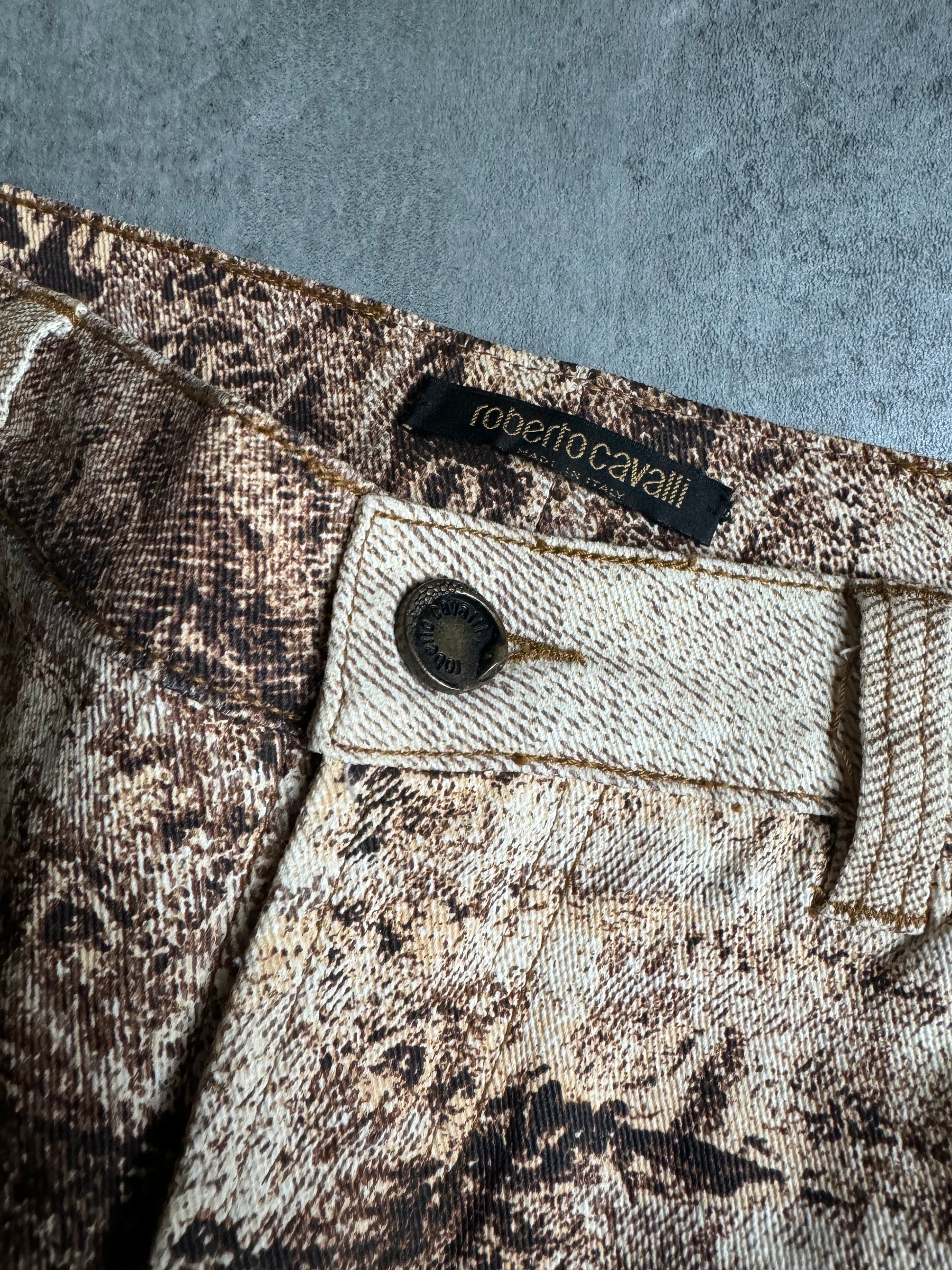 AW2000 Roberto Cavalli Sand Erosion Pants  (S) - 9