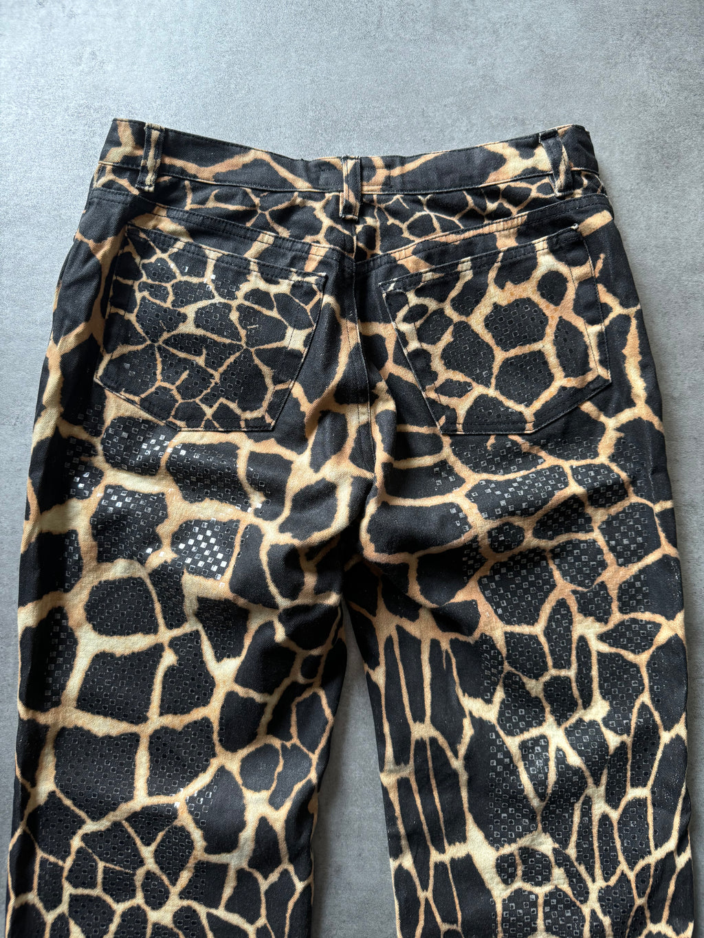 FW2001 Roberto Cavalli Seisma Guava Pants (M) - 7