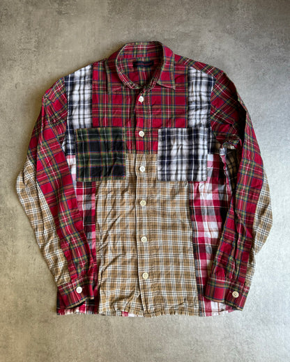 SS2015 Gosha Rubchinskiy Patchowrk Flannel Shirt (S) - 4