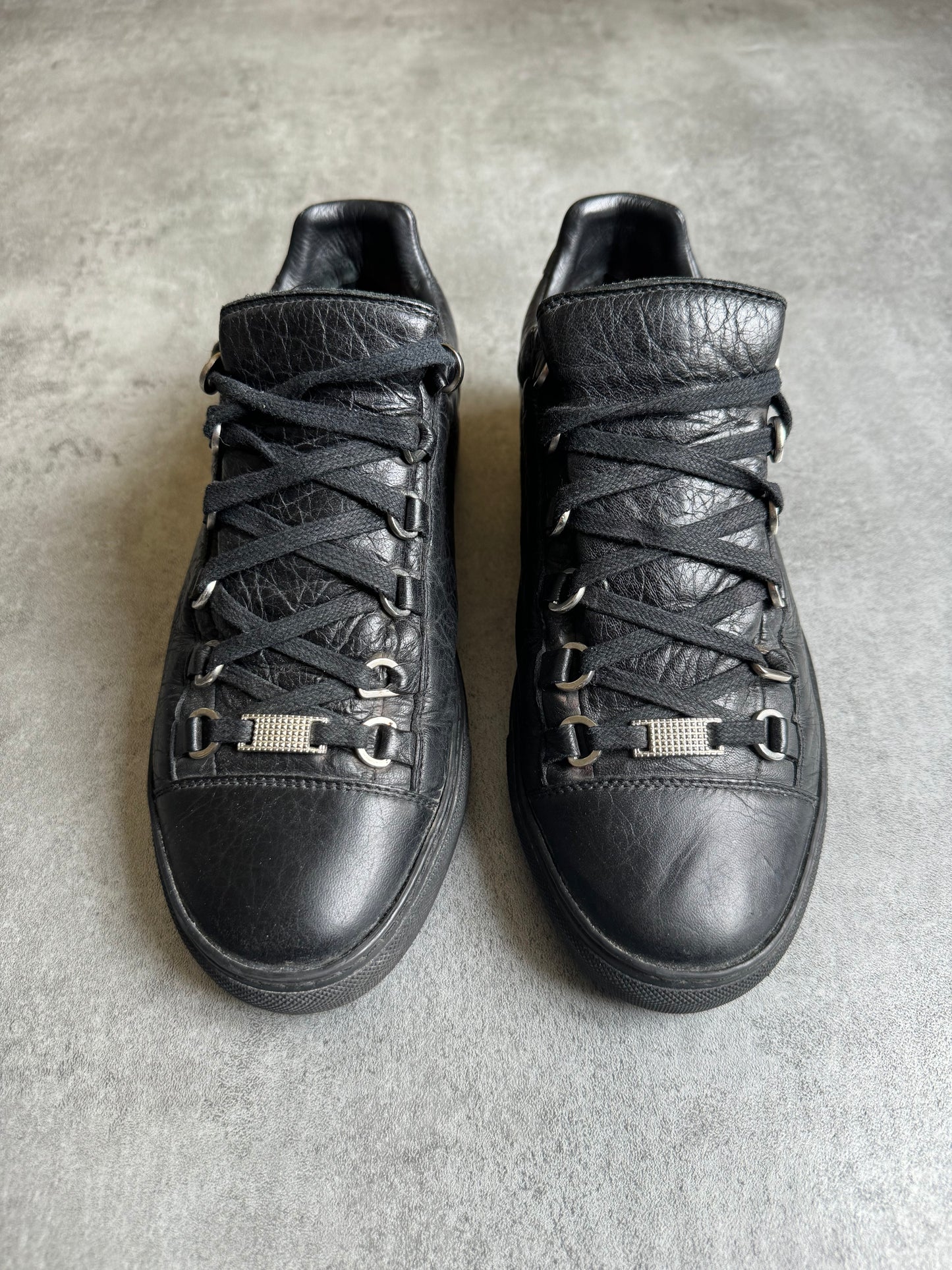 Balenciaga Arena Black Leather Low  (40,5) - 3