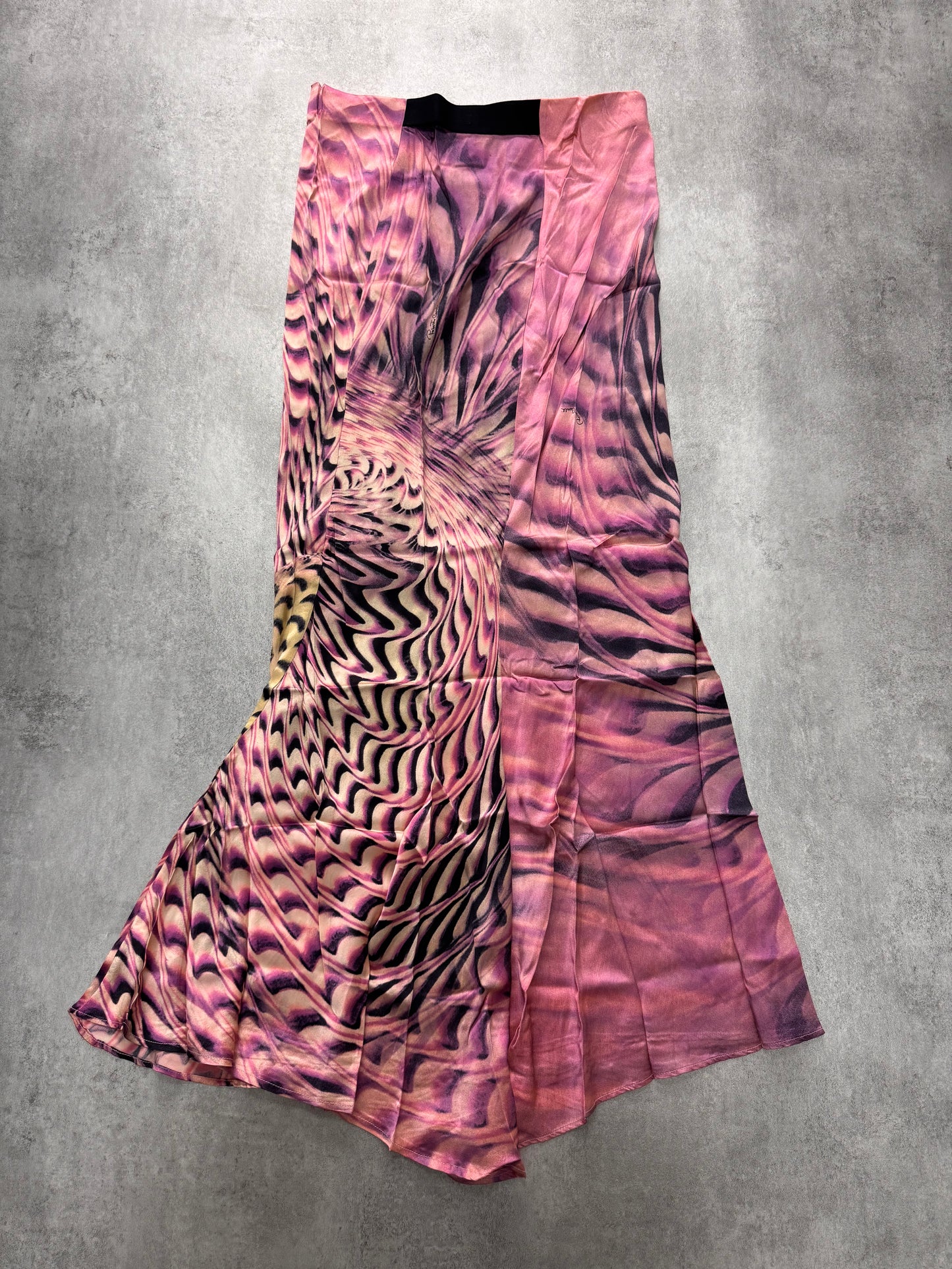 SS2001 Roberto Cavalli Psychadelic Pink Skirt (L) - 1