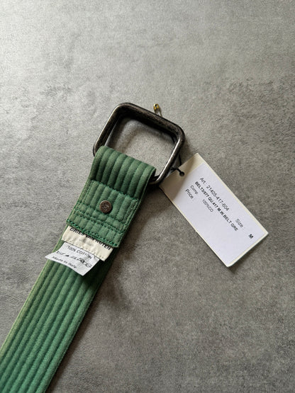 Dries Van Noten Green Smooth Belt (OS) - 4